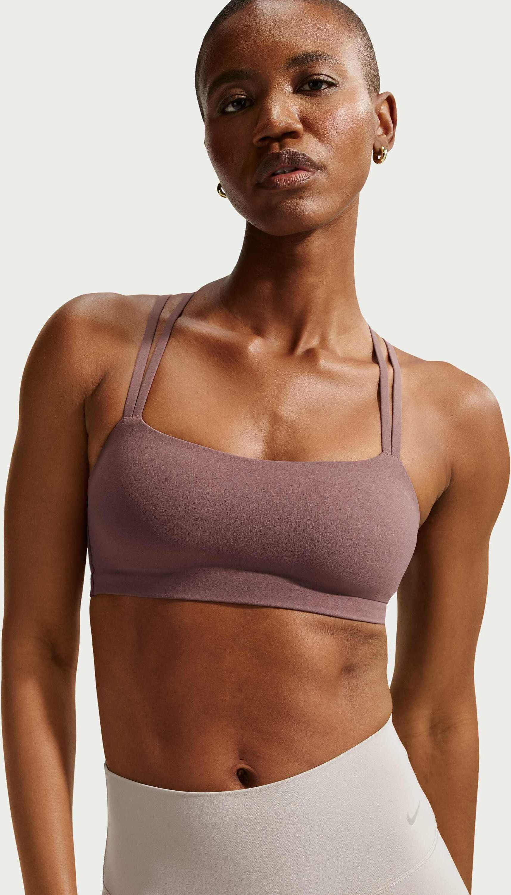 NIKE, Women's Light-support Padded Sports Bra Zenvy Strappy