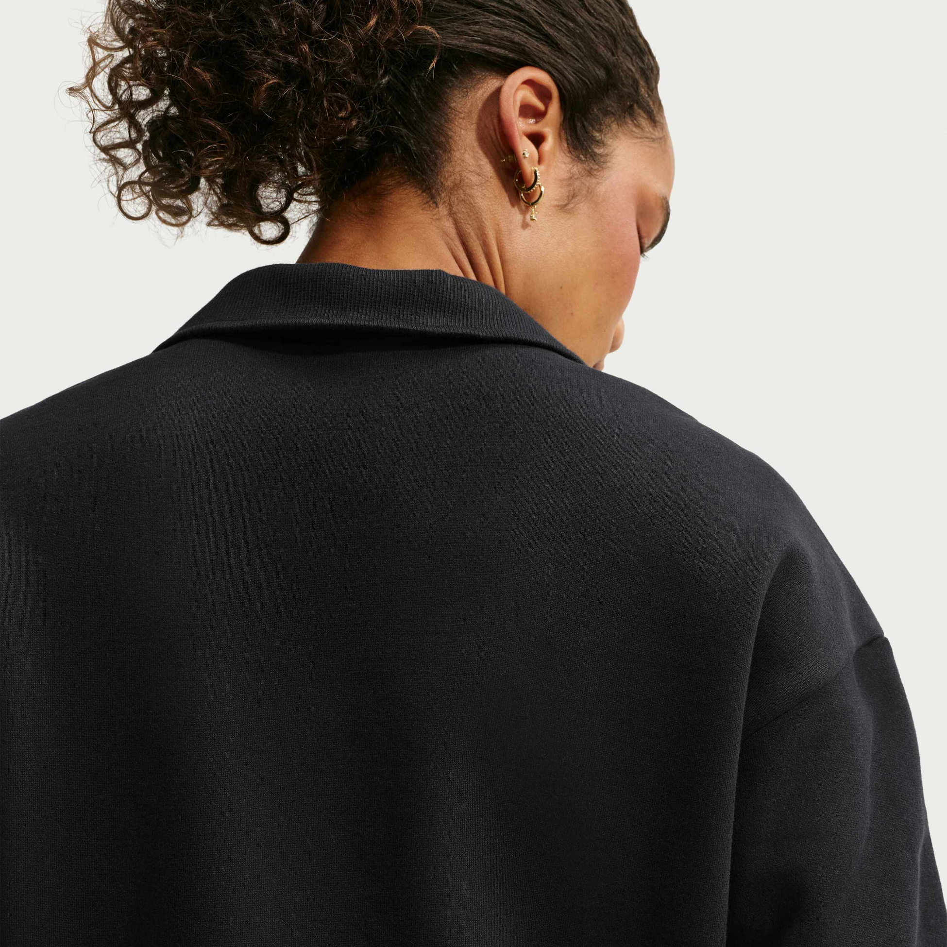 NIKE, Women's Long-sleeve Fleece Tennis Top Nikecourt Court Collection