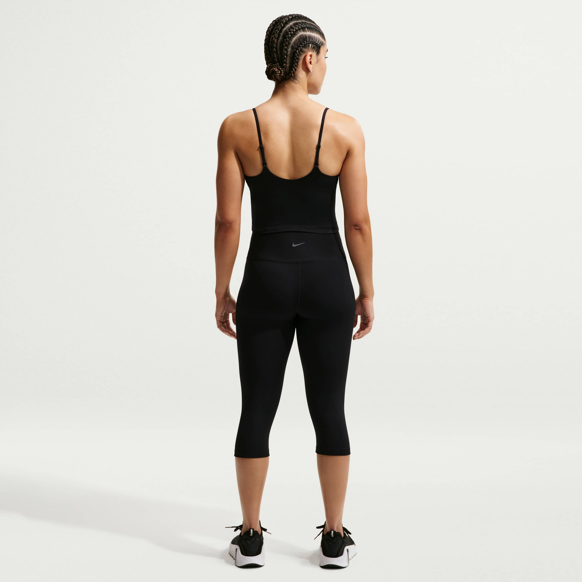 NIKE, Women's Medium-support Padded Adjustable Sports Bra Tank Top One