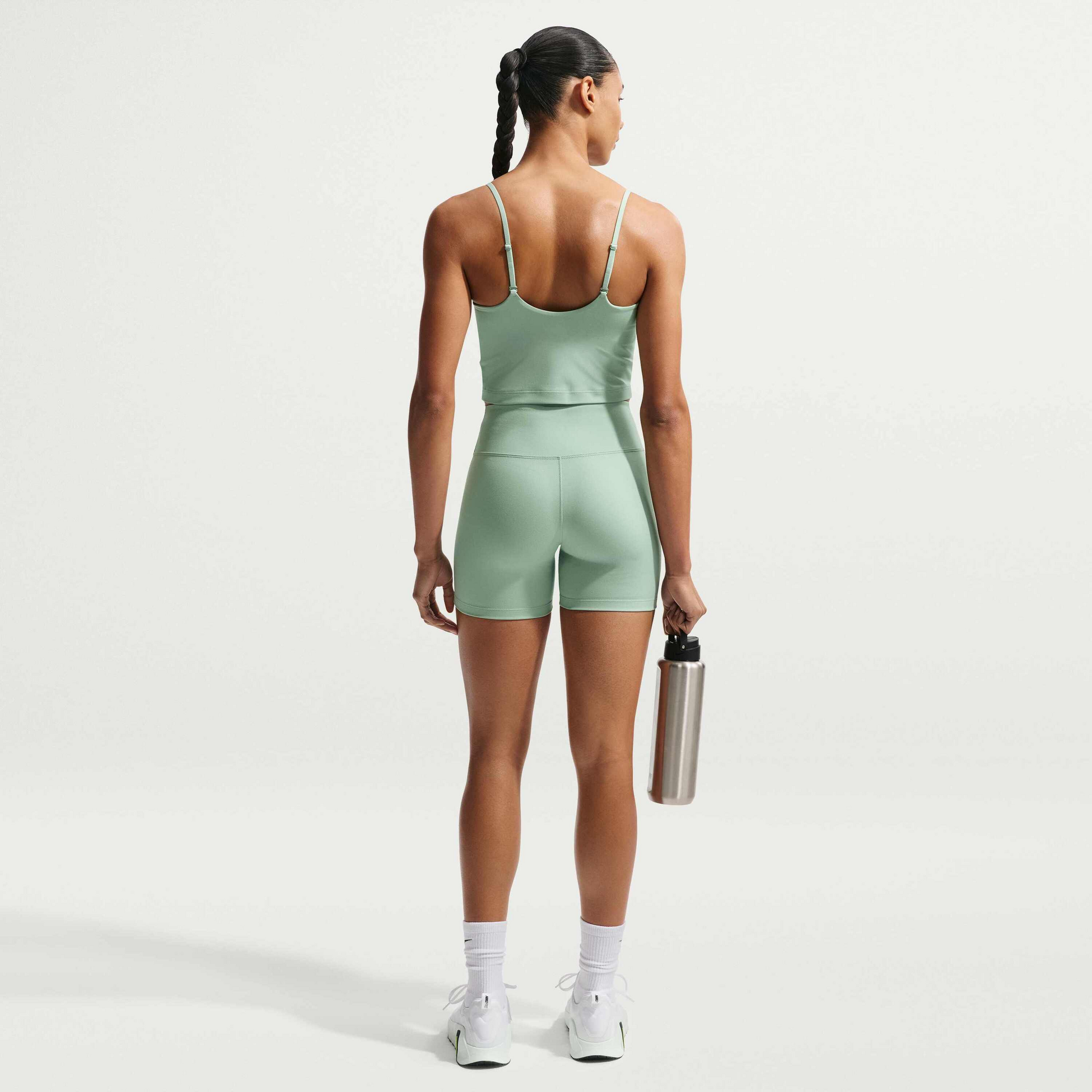 NIKE, Women's Medium-support Padded Adjustable Sports Bra Tank Top One