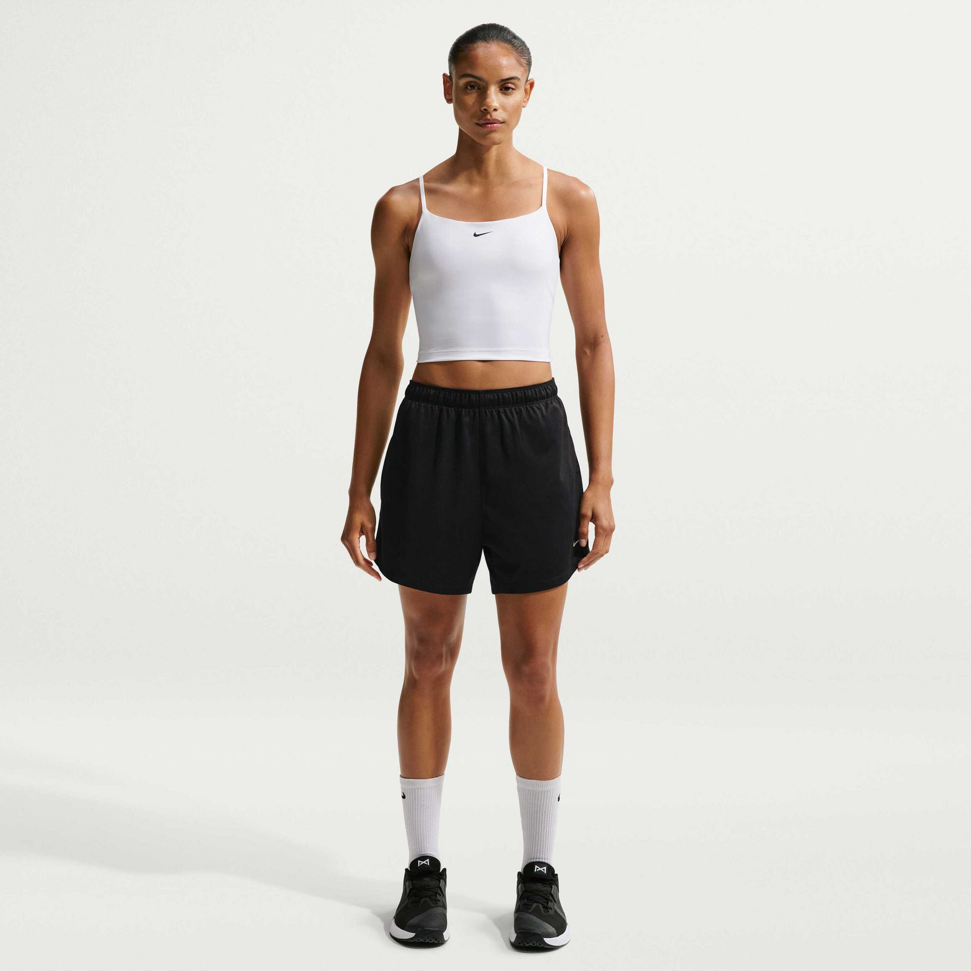 NIKE, Women's Medium-support Padded Adjustable Sports Bra Tank Top One