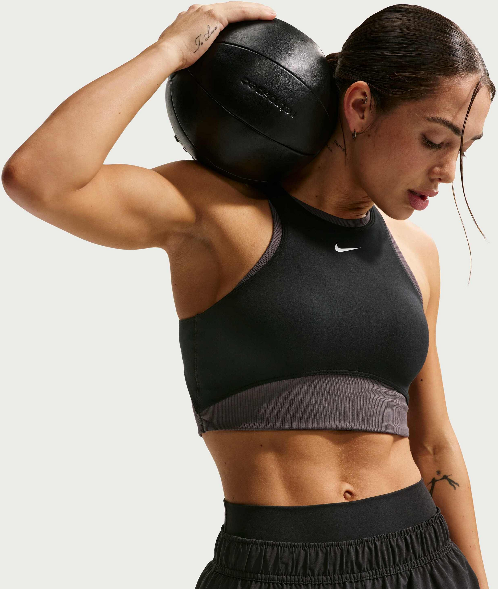 NIKE, Women's Medium-support Padded Sports Bra One