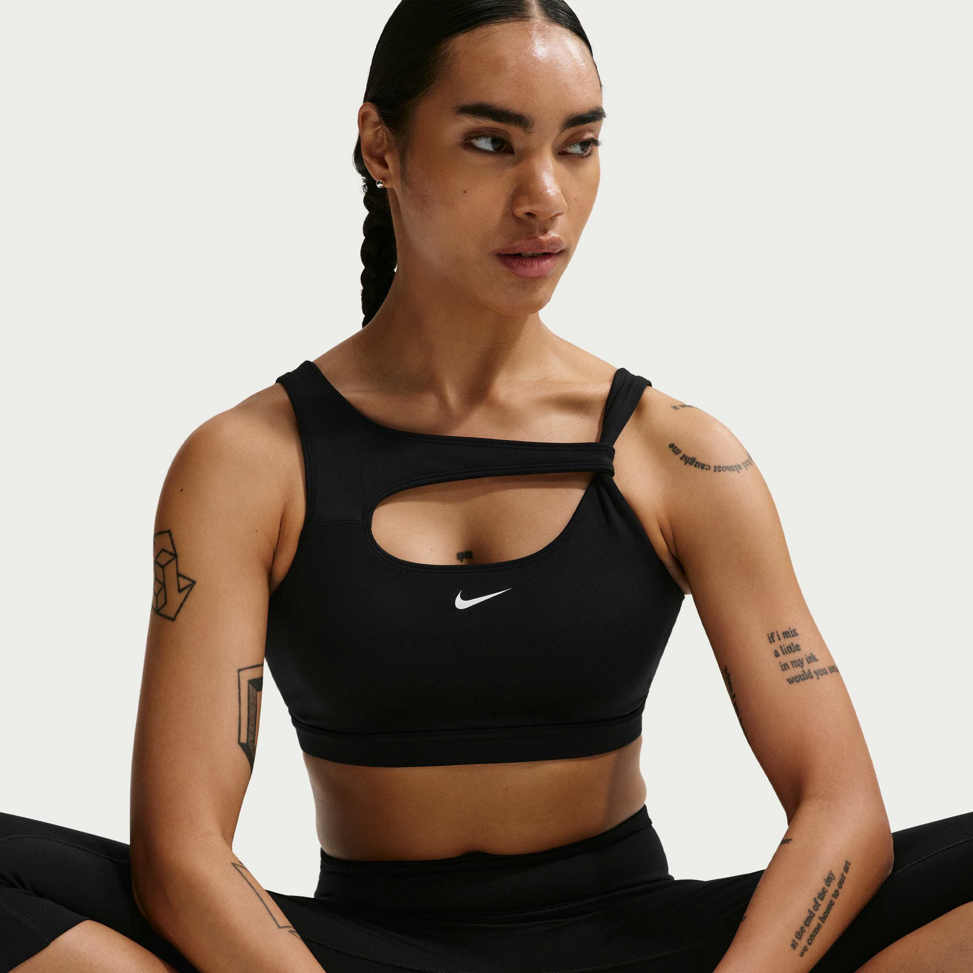 NIKE, Women's Medium-support Padded Sports Bra One