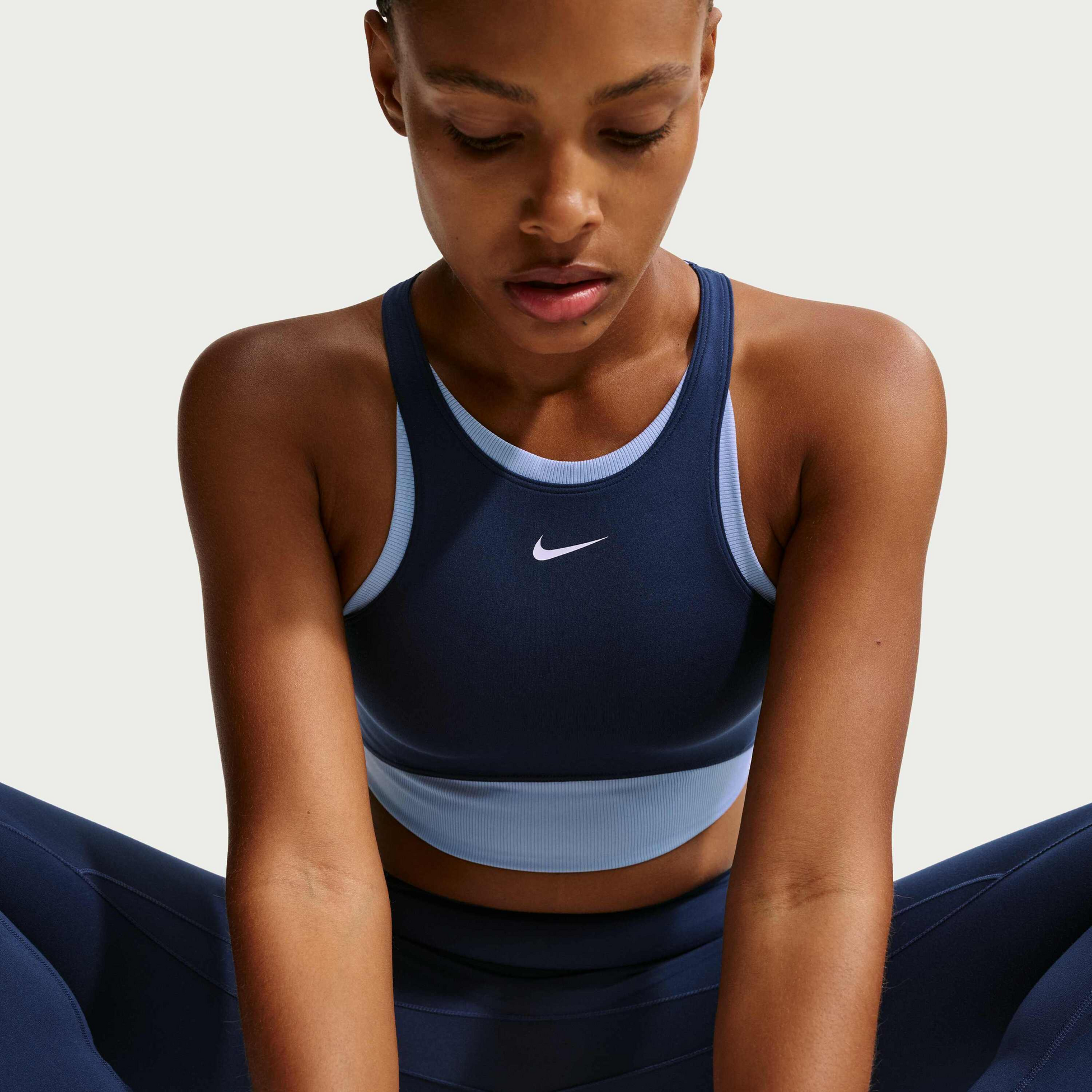 NIKE, Women's Medium-support Padded Sports Bra One