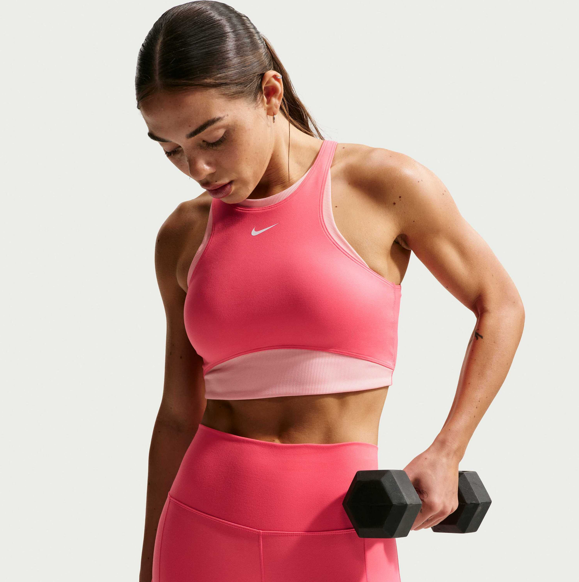 NIKE, Women's Medium-support Padded Sports Bra One