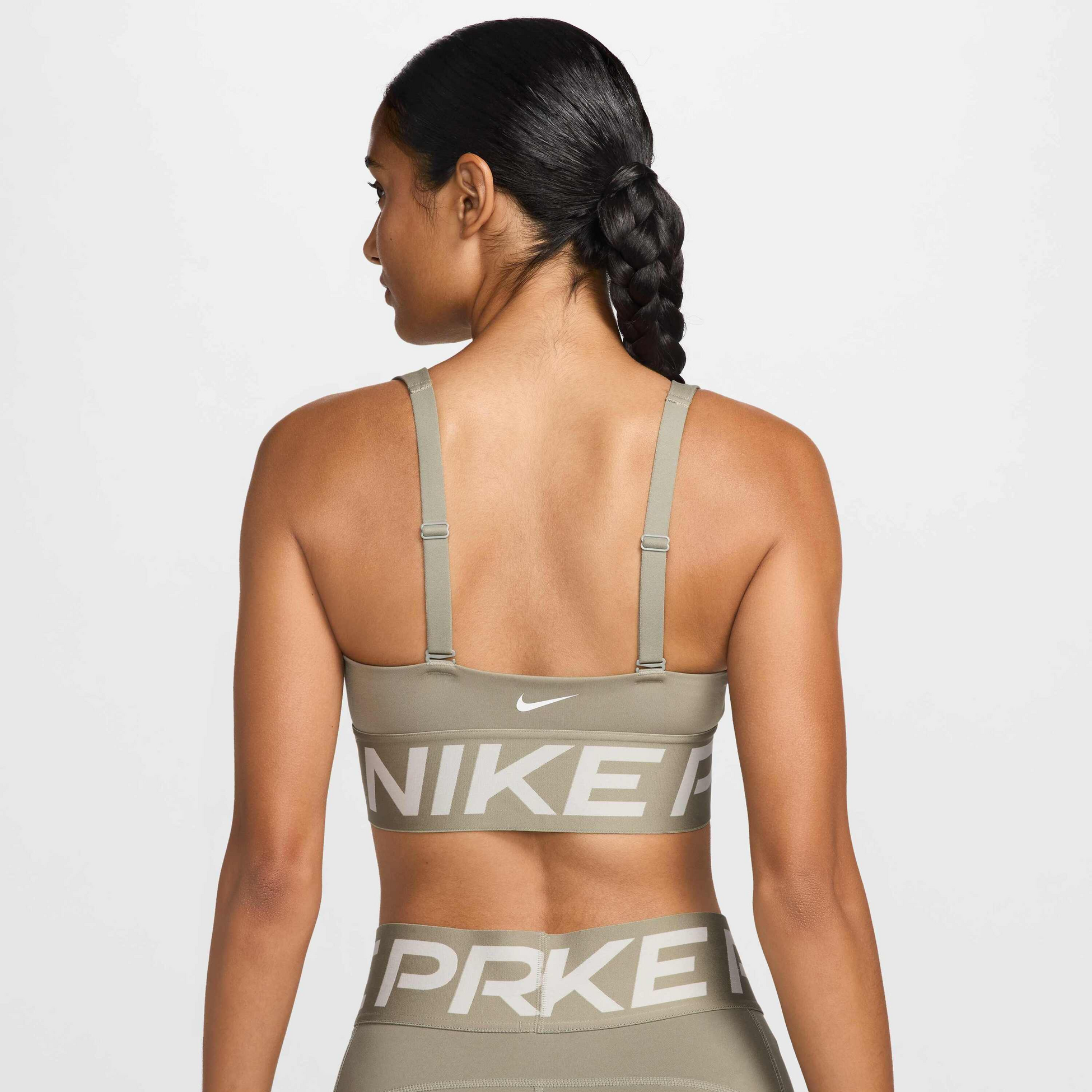 NIKE, Women's Medium-support Padded Sports Bra Pro Indy Plunge