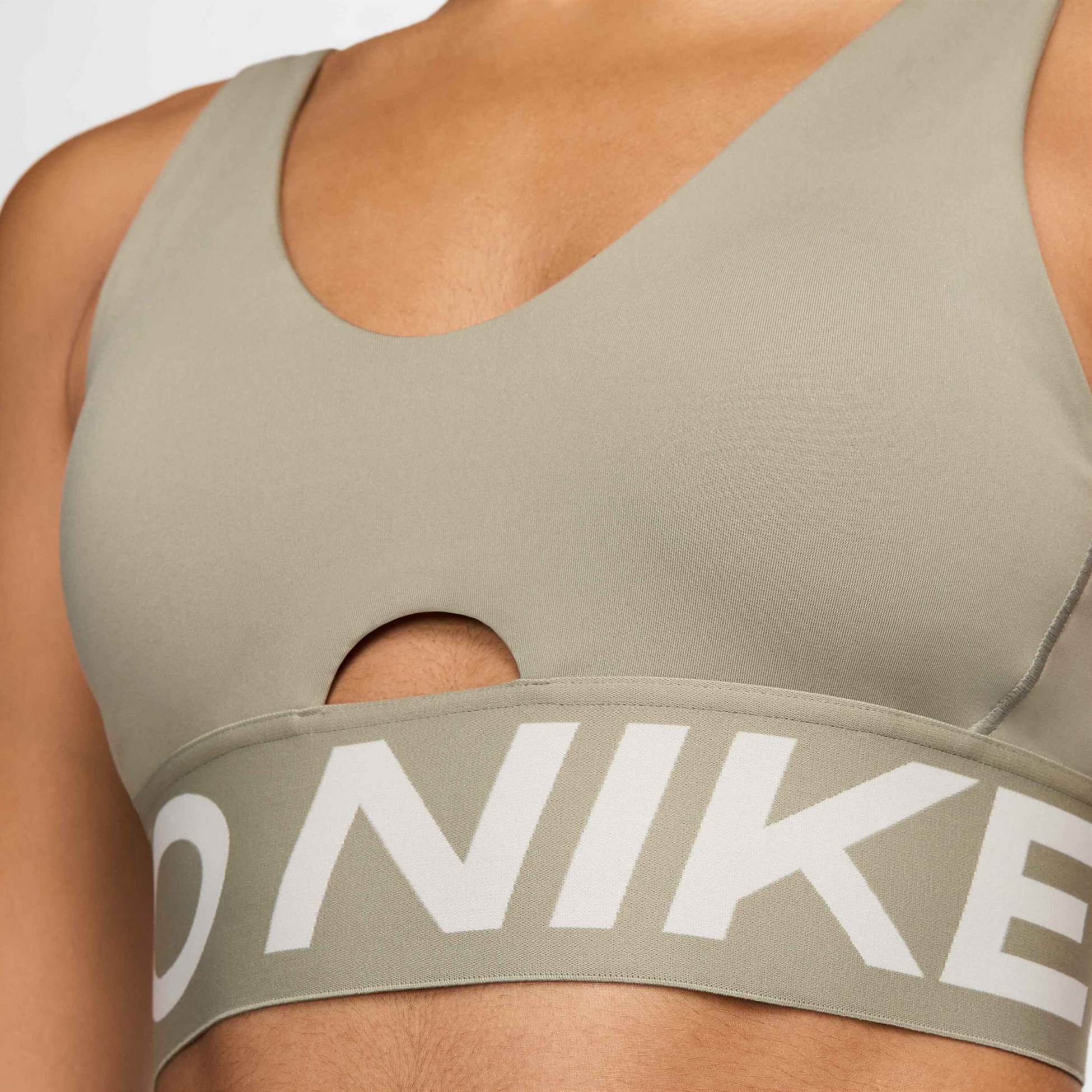 NIKE, Women's Medium-support Padded Sports Bra Pro Indy Plunge