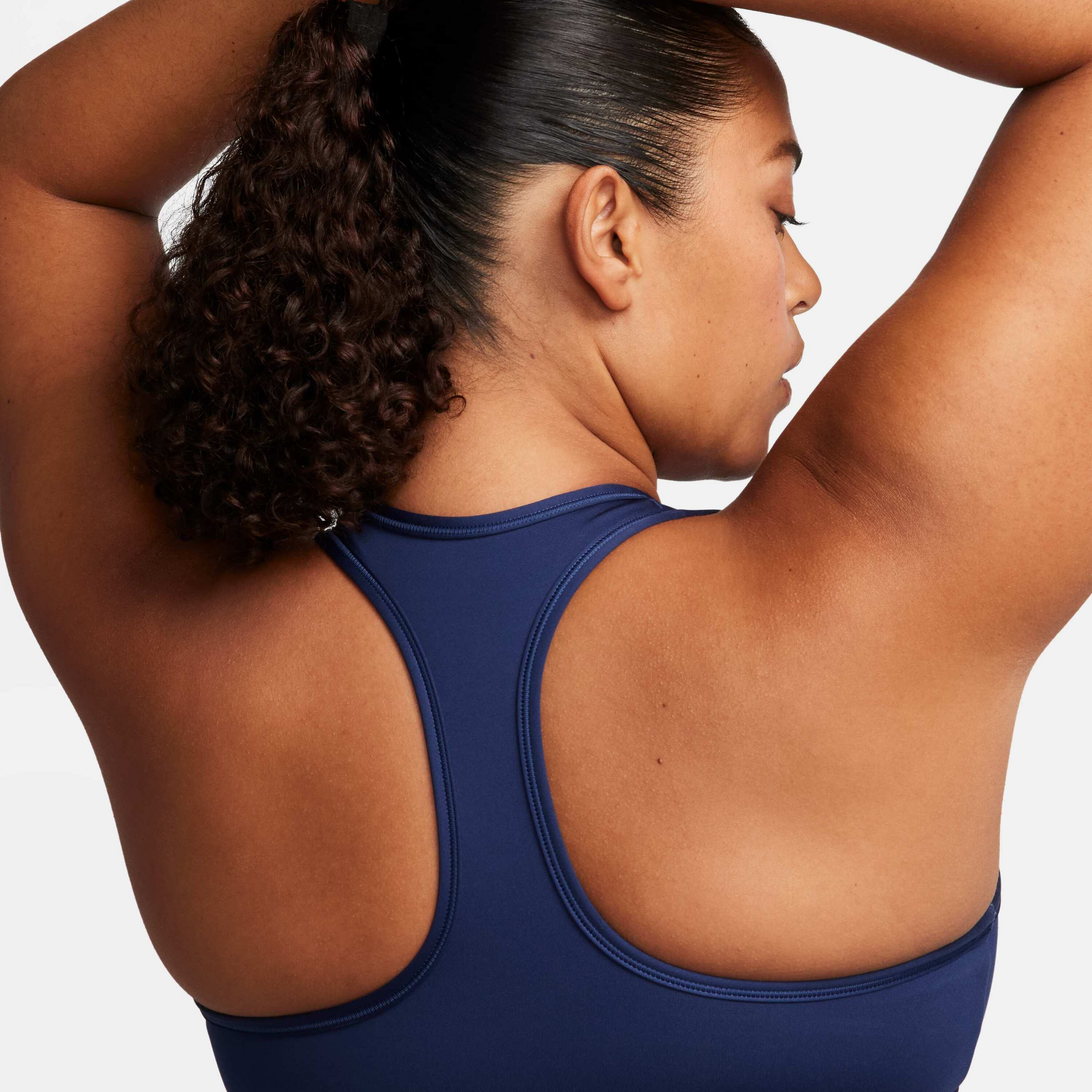 NIKE, Women's Medium-support Padded Sports Bra Swoosh