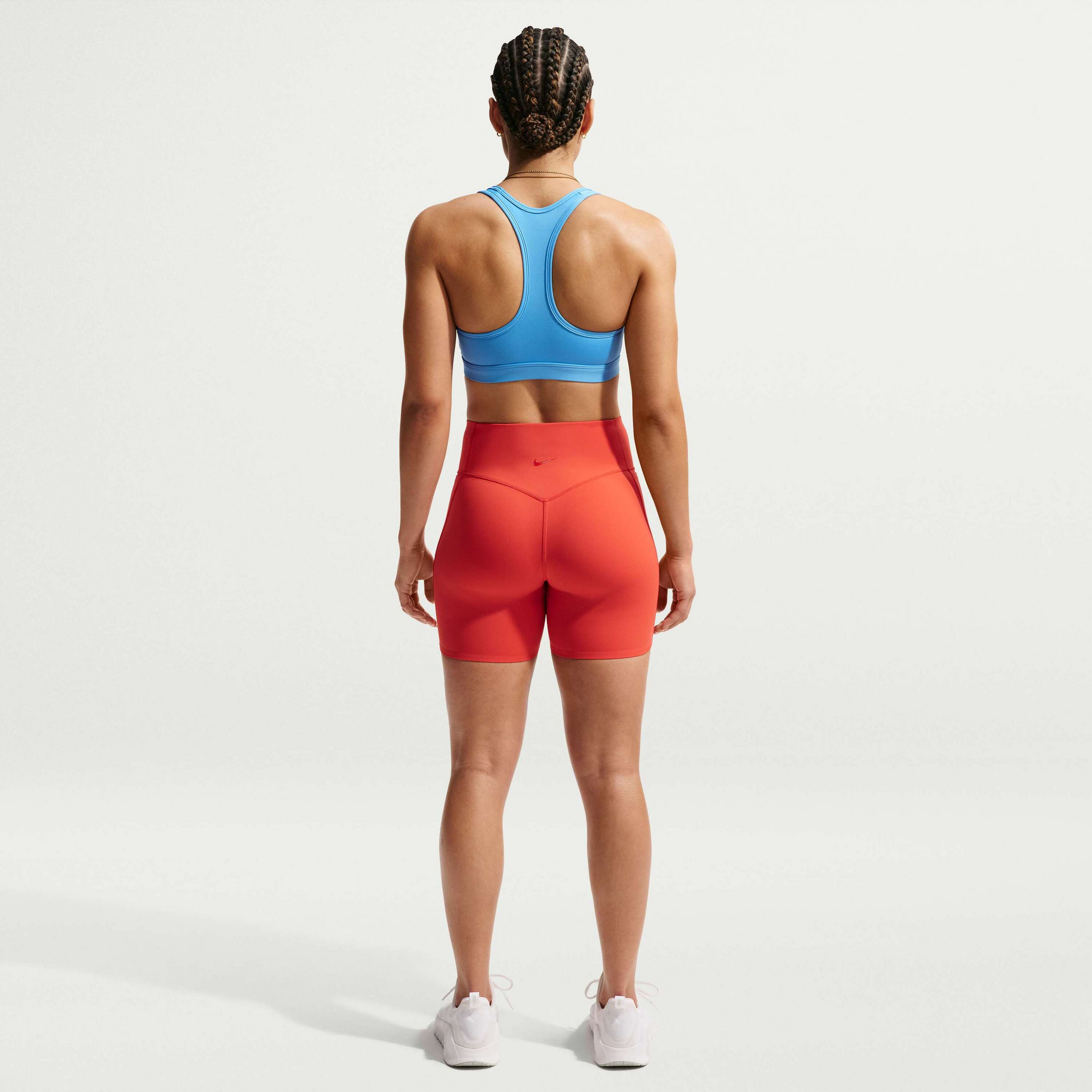 NIKE, Women's Medium-support Padded Sports Bra Swoosh