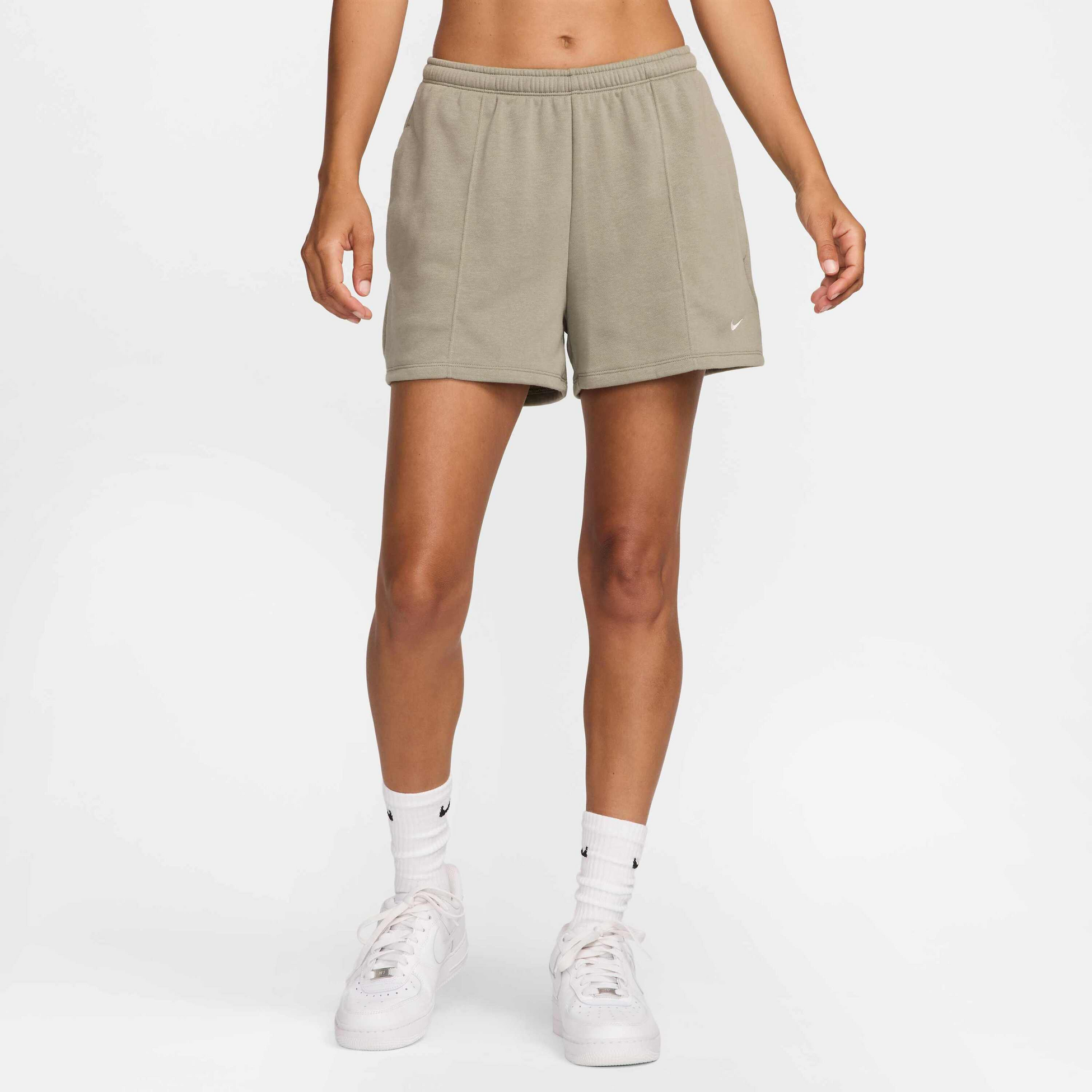 NIKE, Women's Mid-rise 10cm (approx.) French Terry Shorts Sportswear Chill Terry