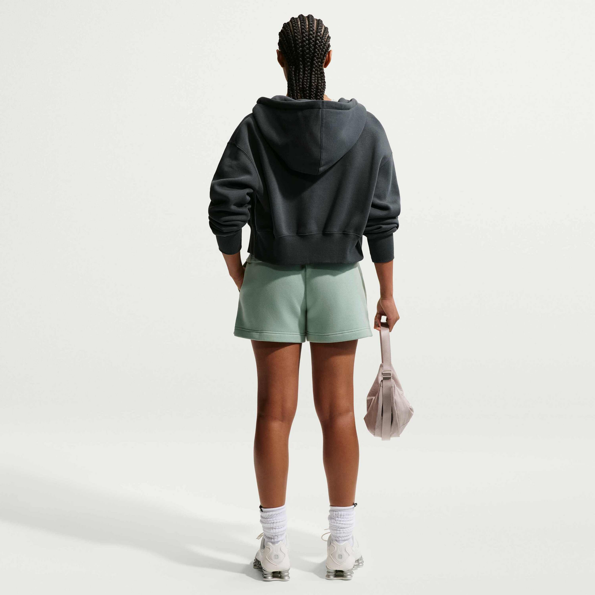 NIKE, Women's Mid-rise 10cm (approx.) Shorts Sportswear Phoenix Fleece