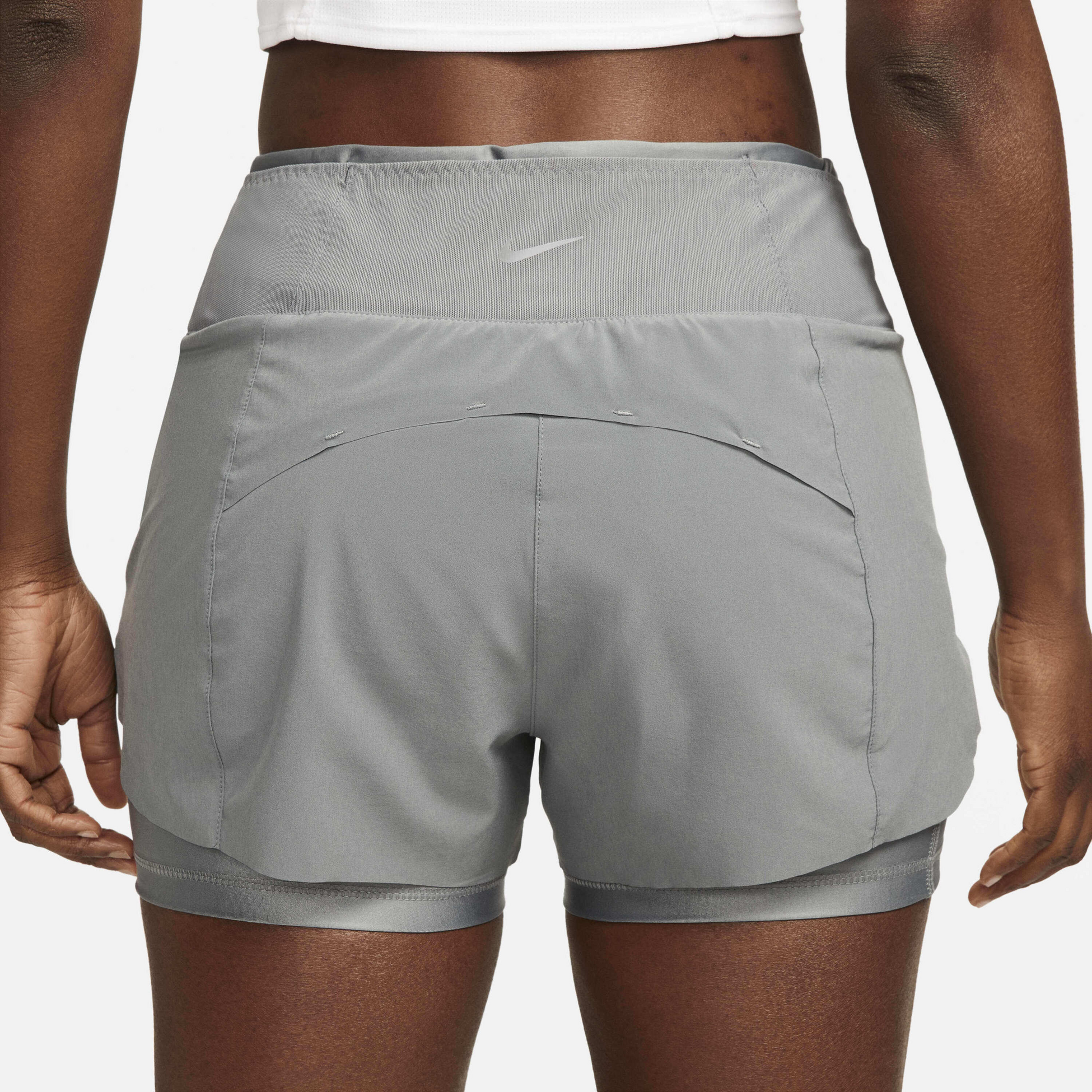 NIKE, Women's Mid-rise 8cm (approx.) 2-in-1 Running Shorts With Pockets Dri-fit Swift