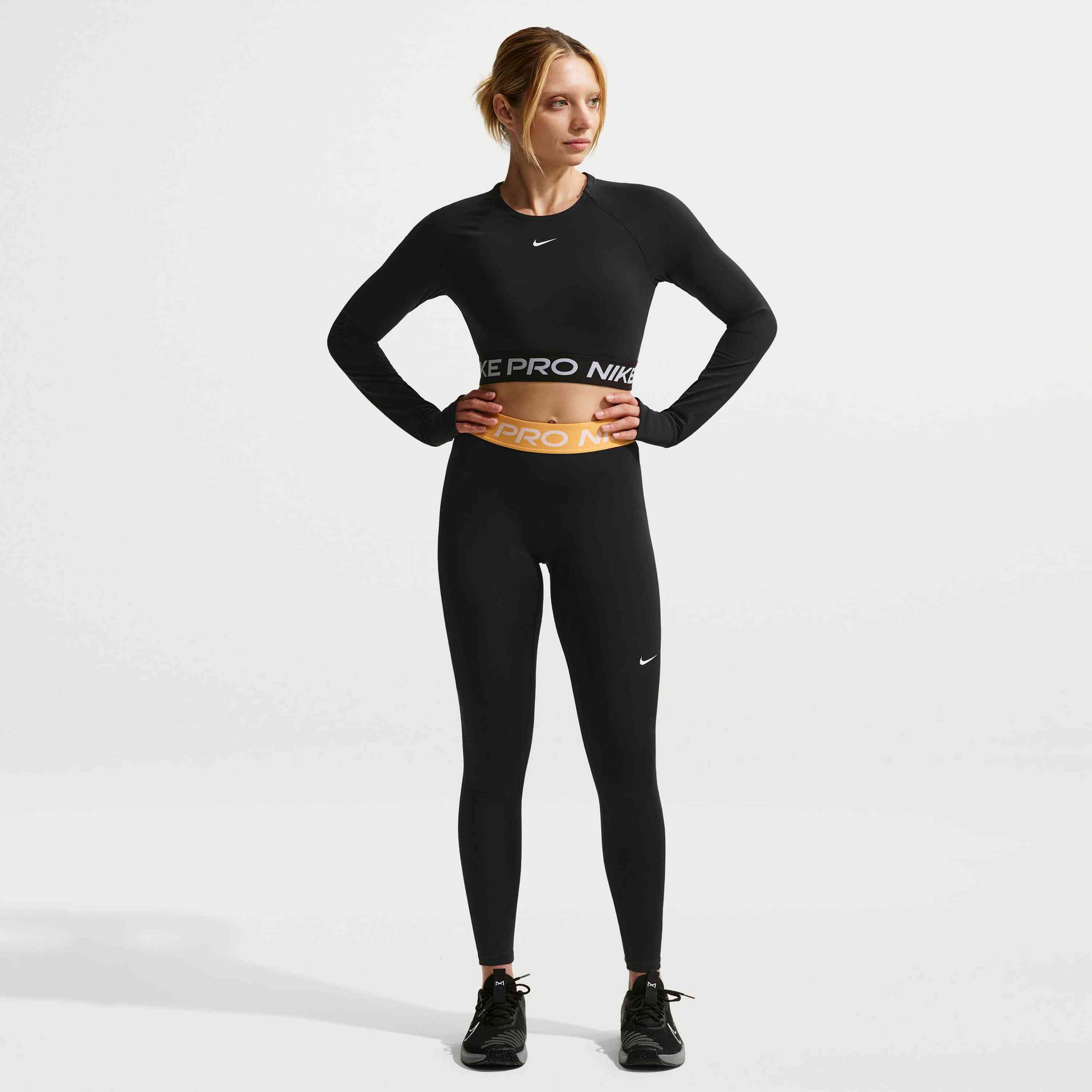 NIKE, Women's Mid-rise Full-length Leggings Pro