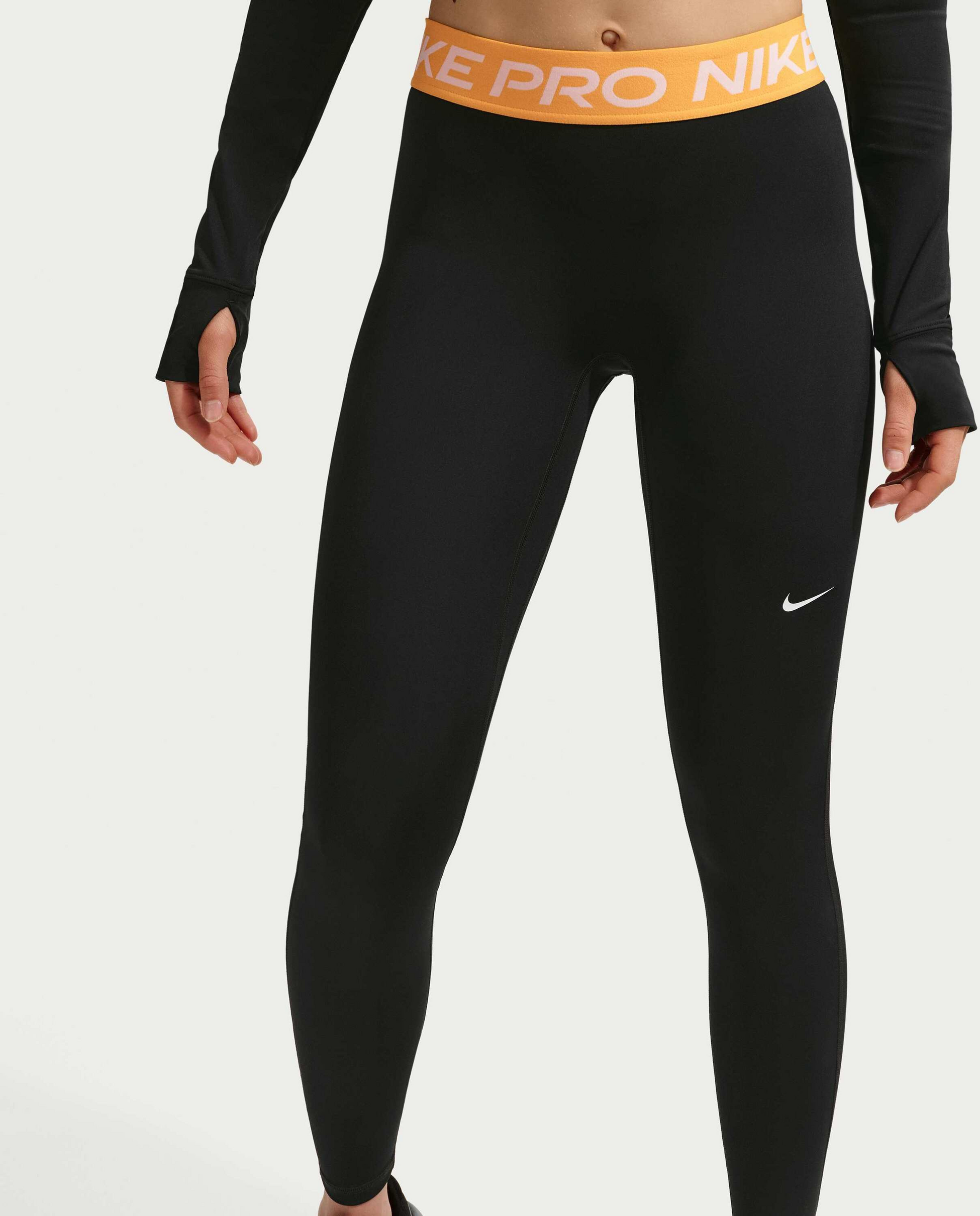 NIKE, Women's Mid-rise Full-length Leggings Pro