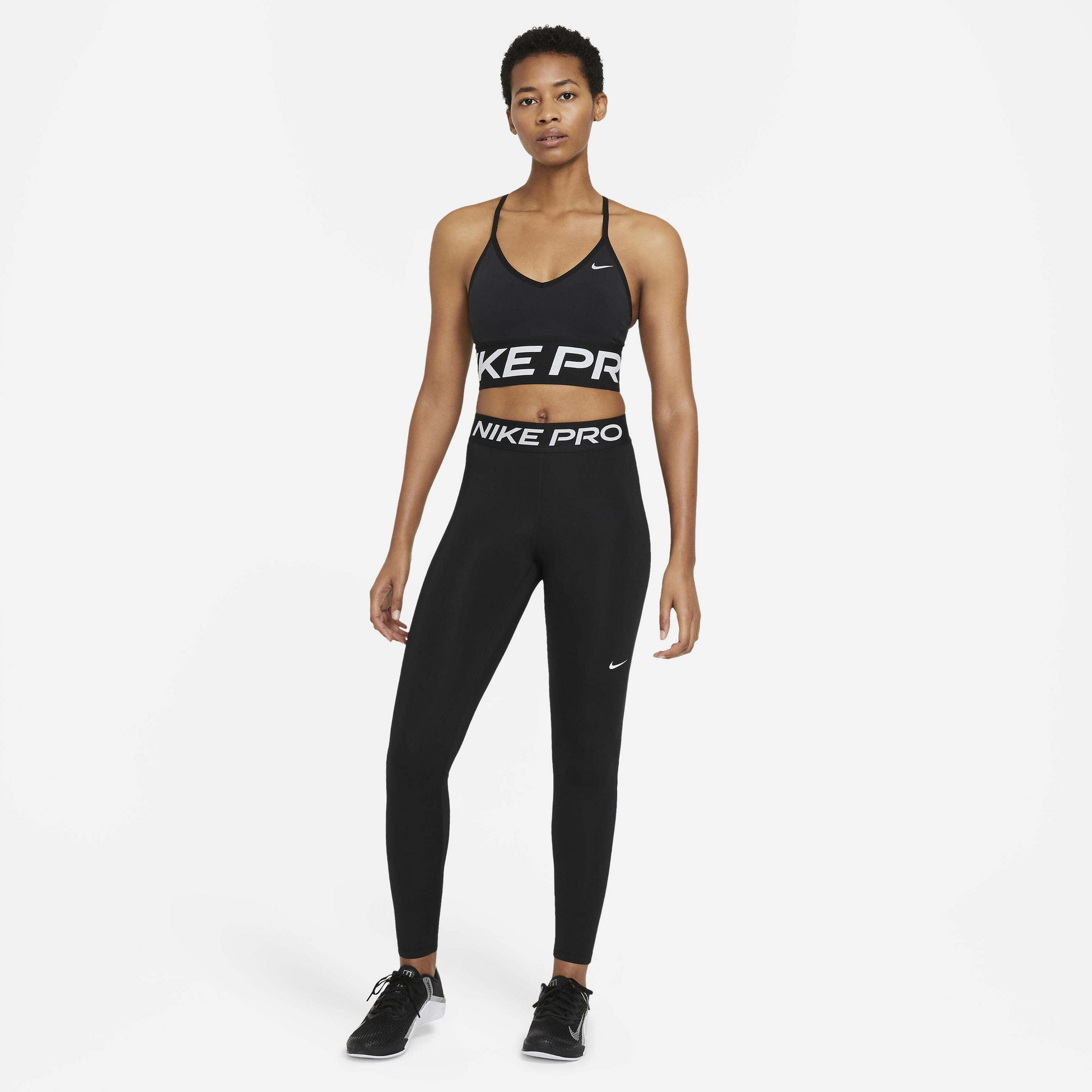 NIKE, Women's Mid-rise Mesh-panelled Leggings Pro