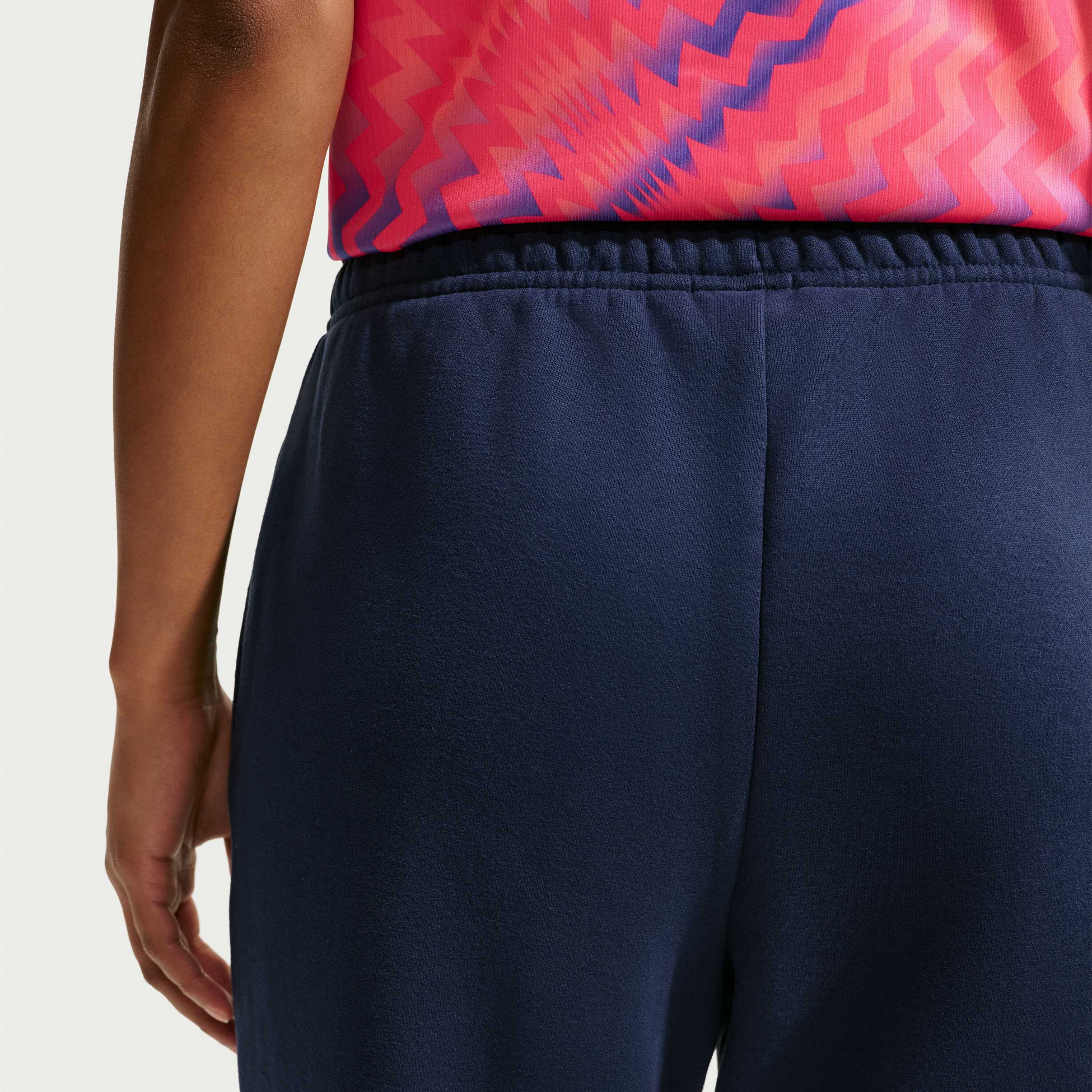 NIKE, Women's Mid-rise Open-hem Trousers Studio Fleece Medium Weight