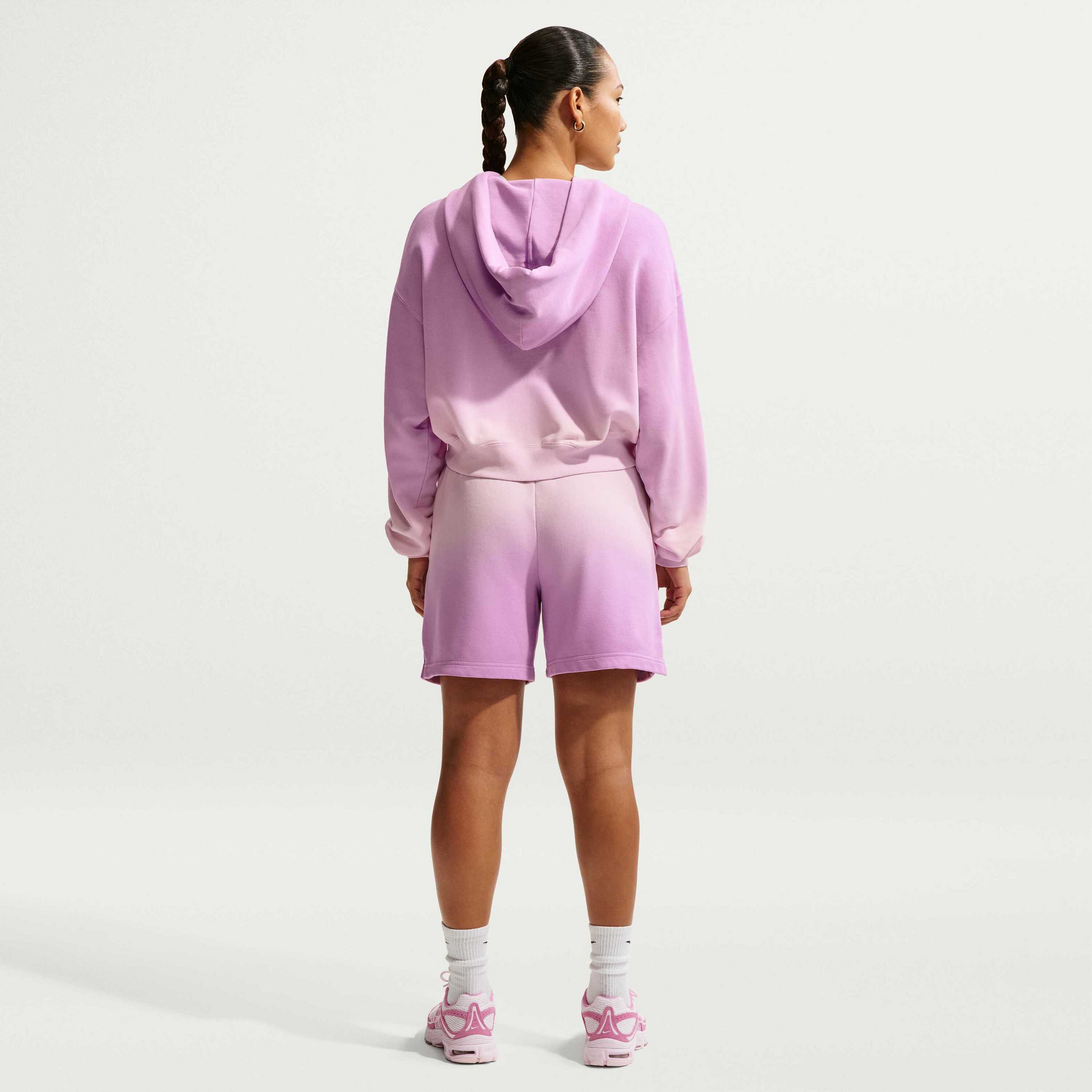 NIKE, Women's Mid-rise Shorts Sportswear Phoenix Fleece