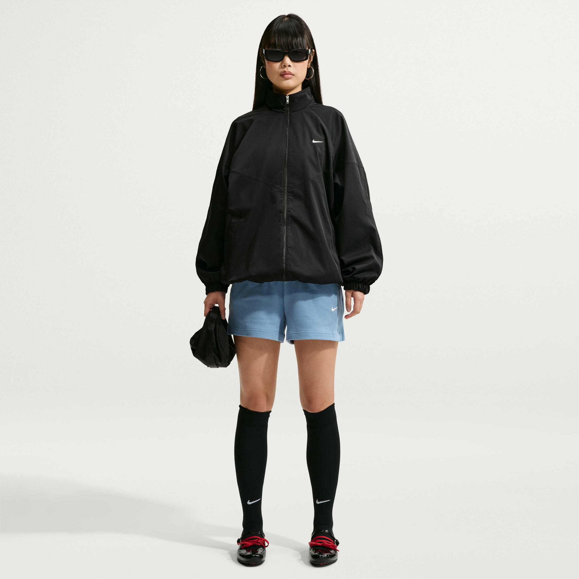 NIKE, Women's Mid-rise Shorts Studio Fleece Lightweight 'french Terry'