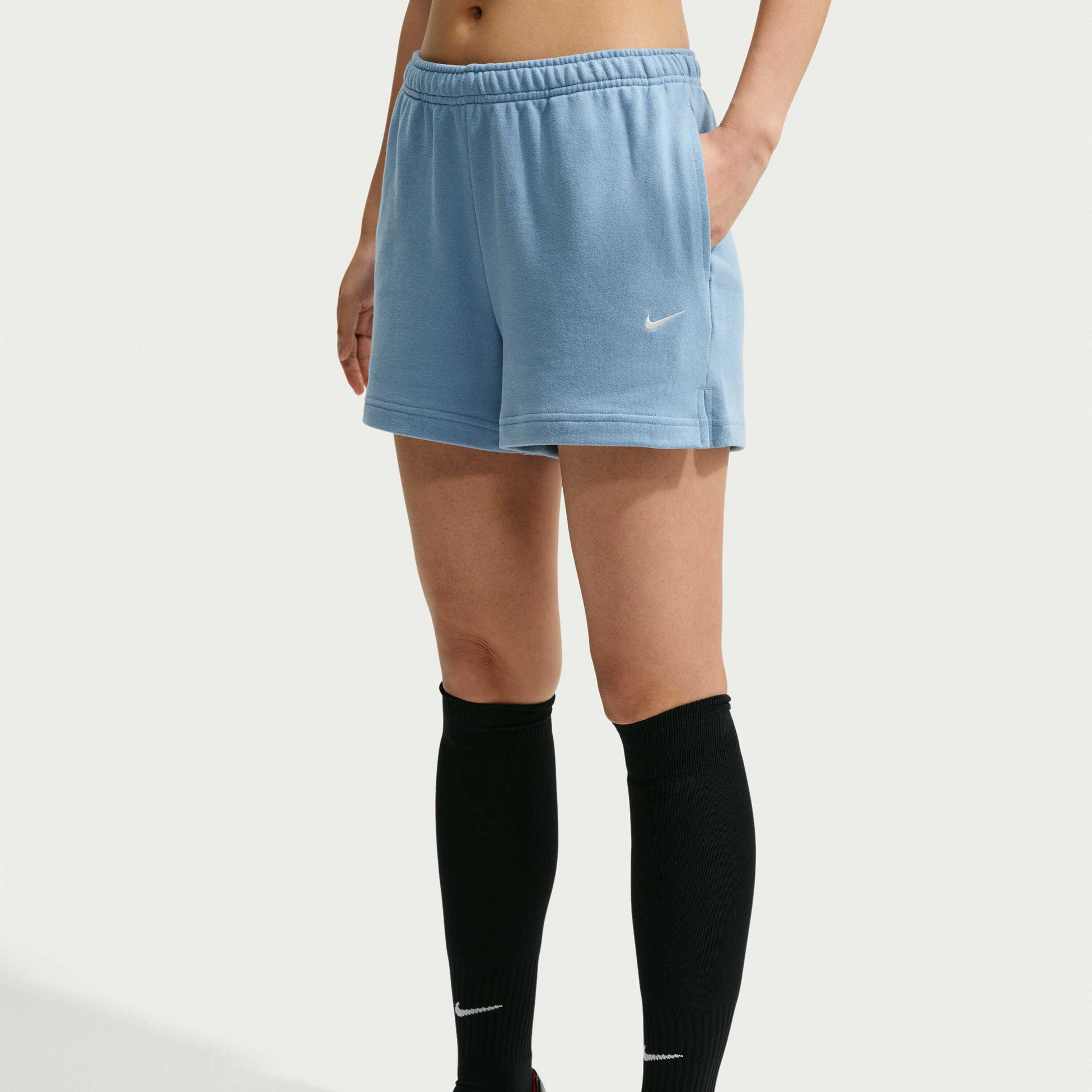 NIKE, Women's Mid-rise Shorts Studio Fleece Lightweight 'french Terry'