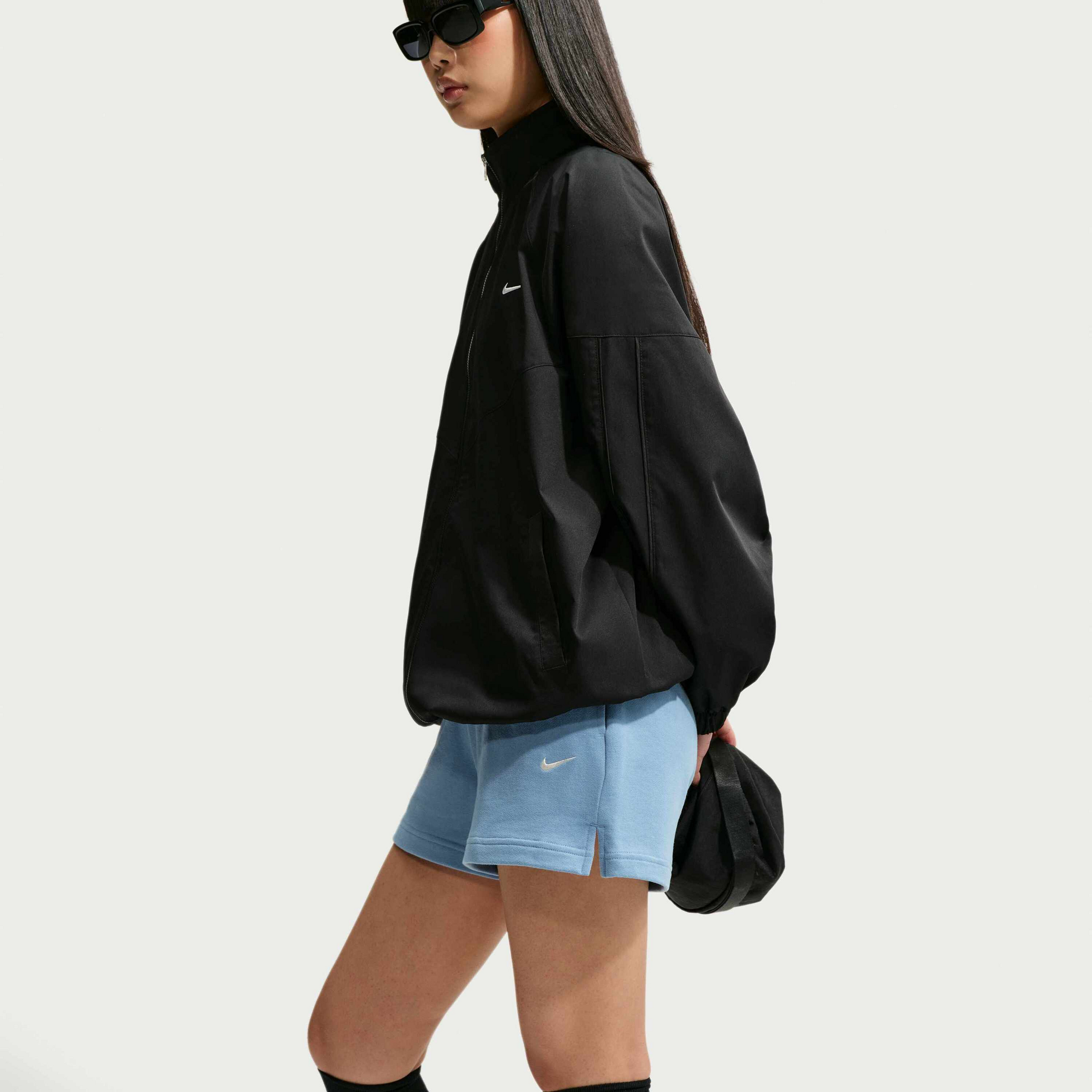 NIKE, Women's Mid-rise Shorts Studio Fleece Lightweight 'french Terry'