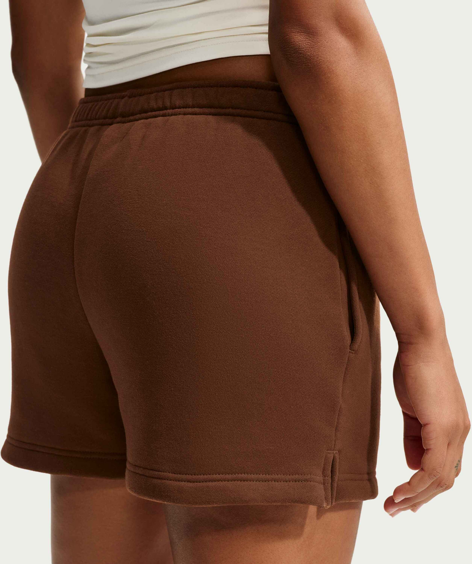 NIKE, Women's Mid-rise Shorts Studio Fleece Medium Weight