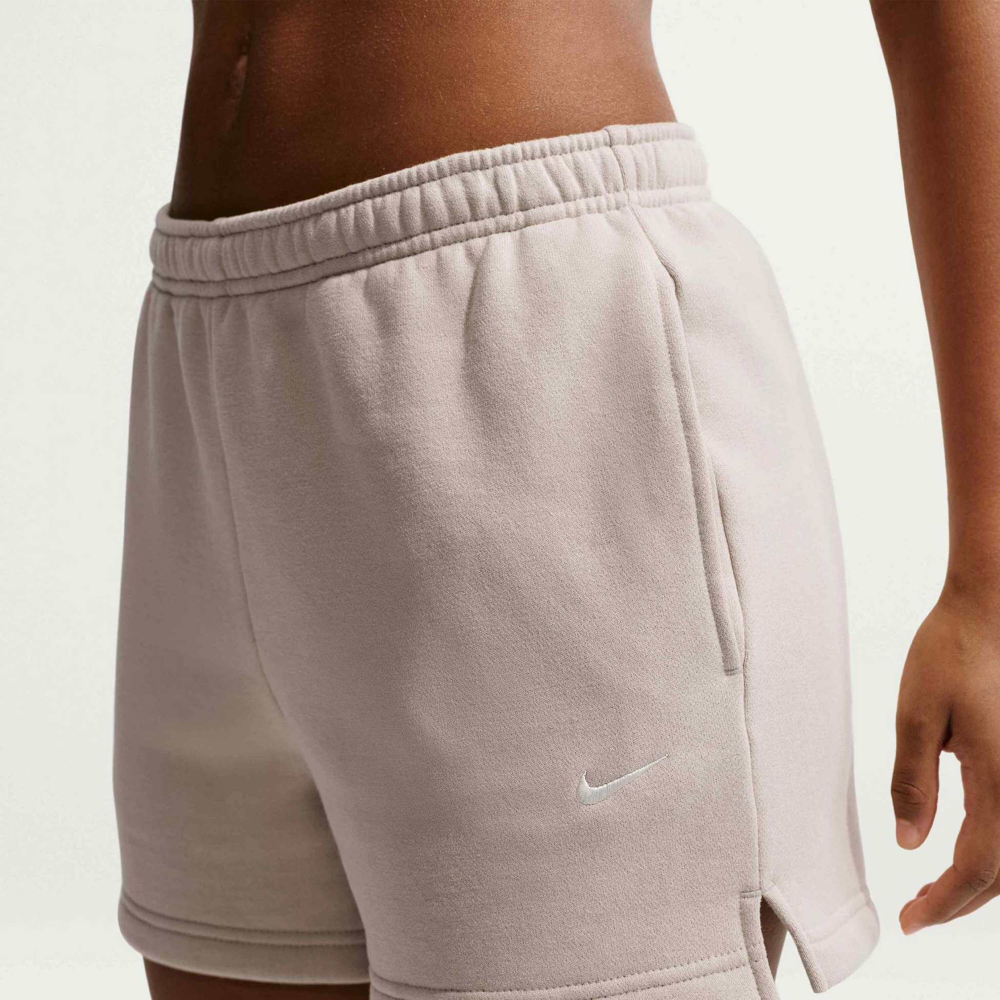 NIKE, Women's Mid-rise Shorts Studio Fleece Medium Weight
