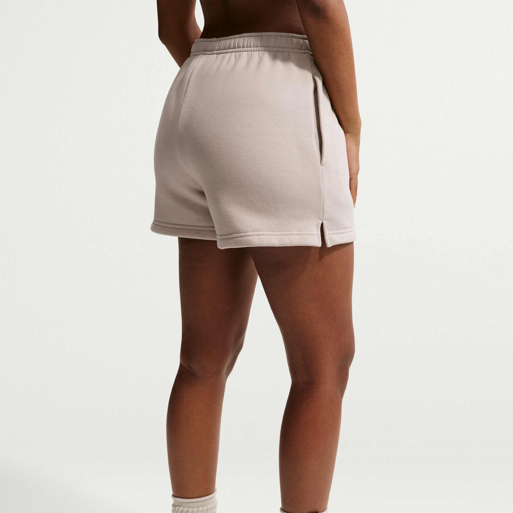 NIKE, Women's Mid-rise Shorts Studio Fleece Medium Weight