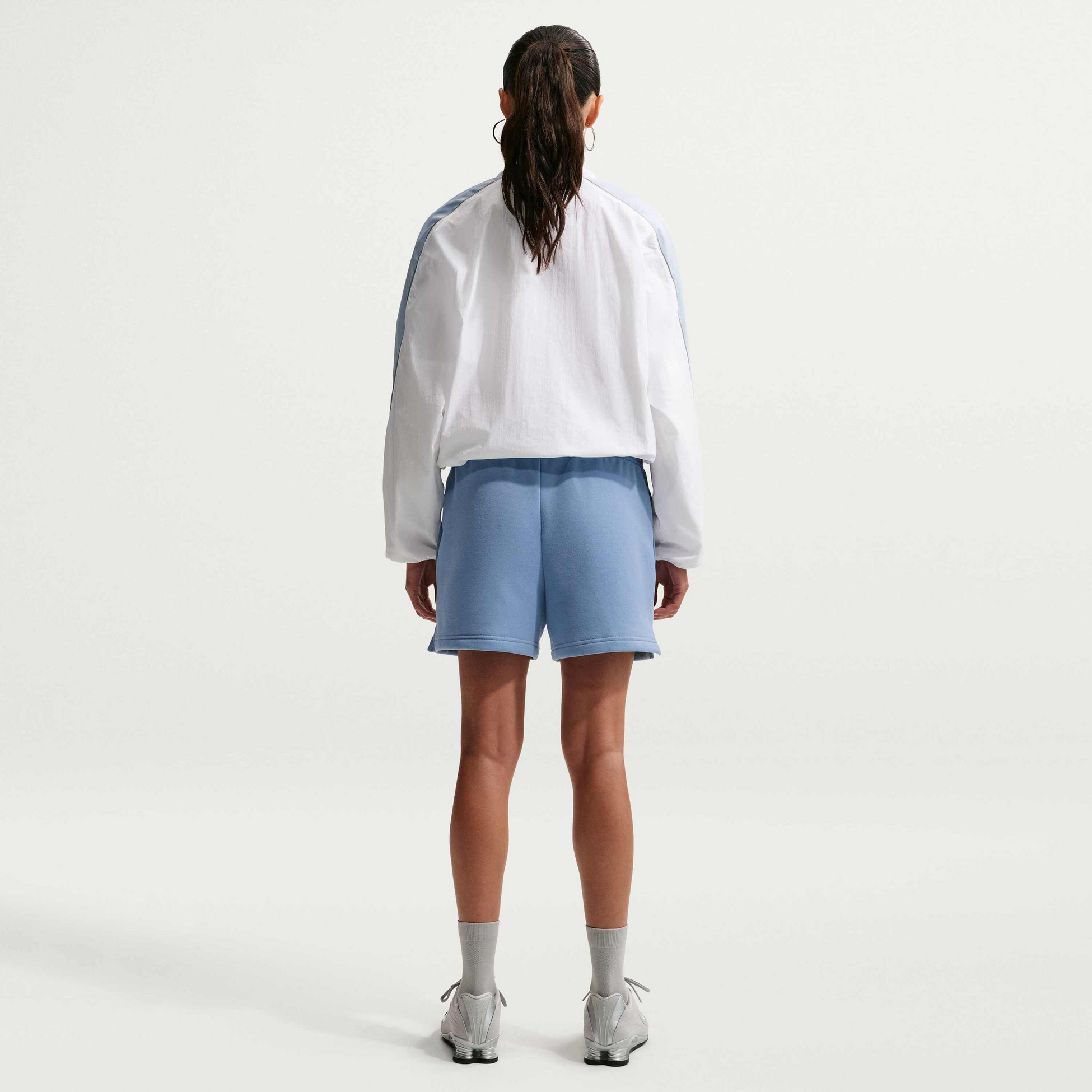 NIKE, Women's Mid-rise Shorts Studio Fleece Medium Weight