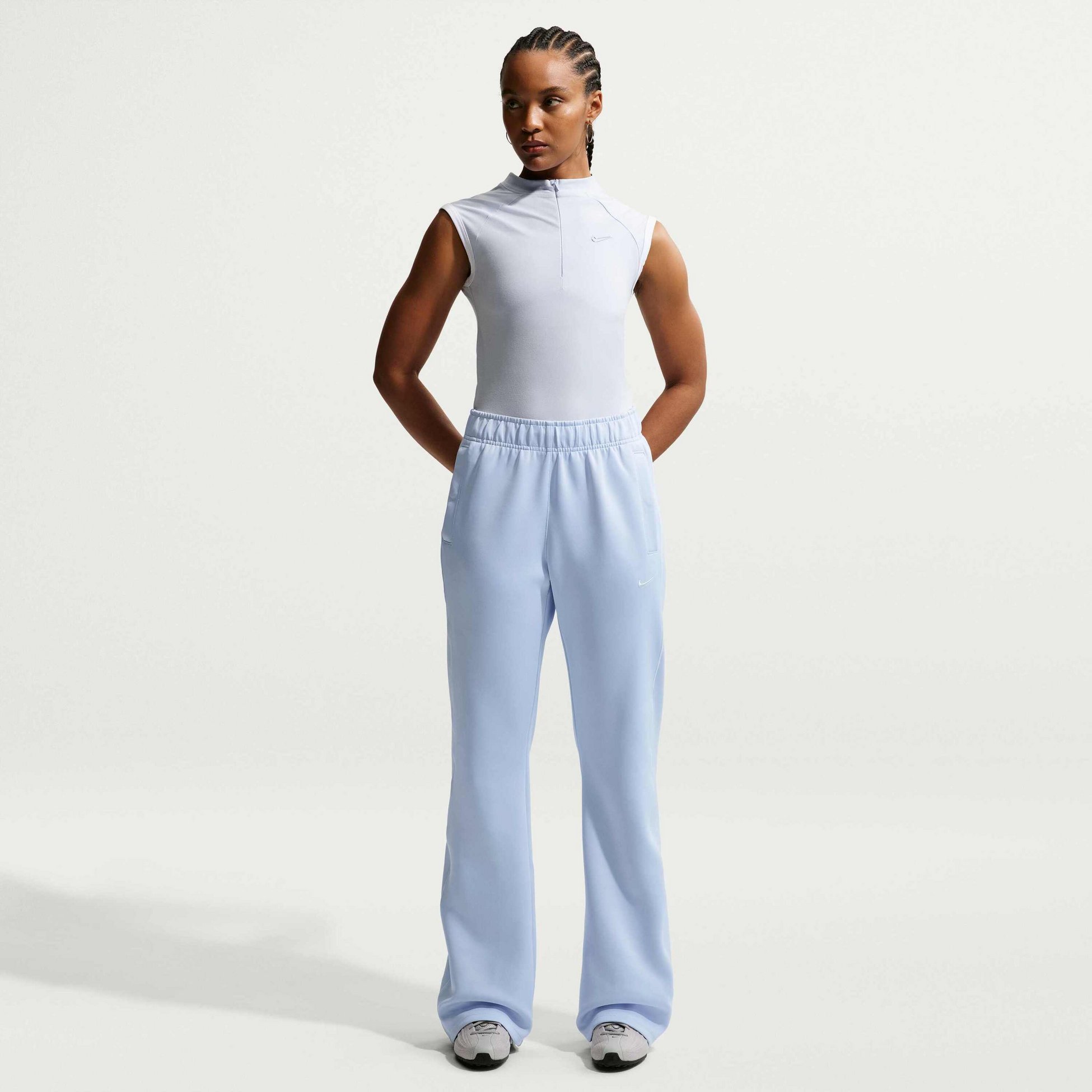 NIKE, Women's Mid-rise Slim Knit Trousers Sportswear Windrunner