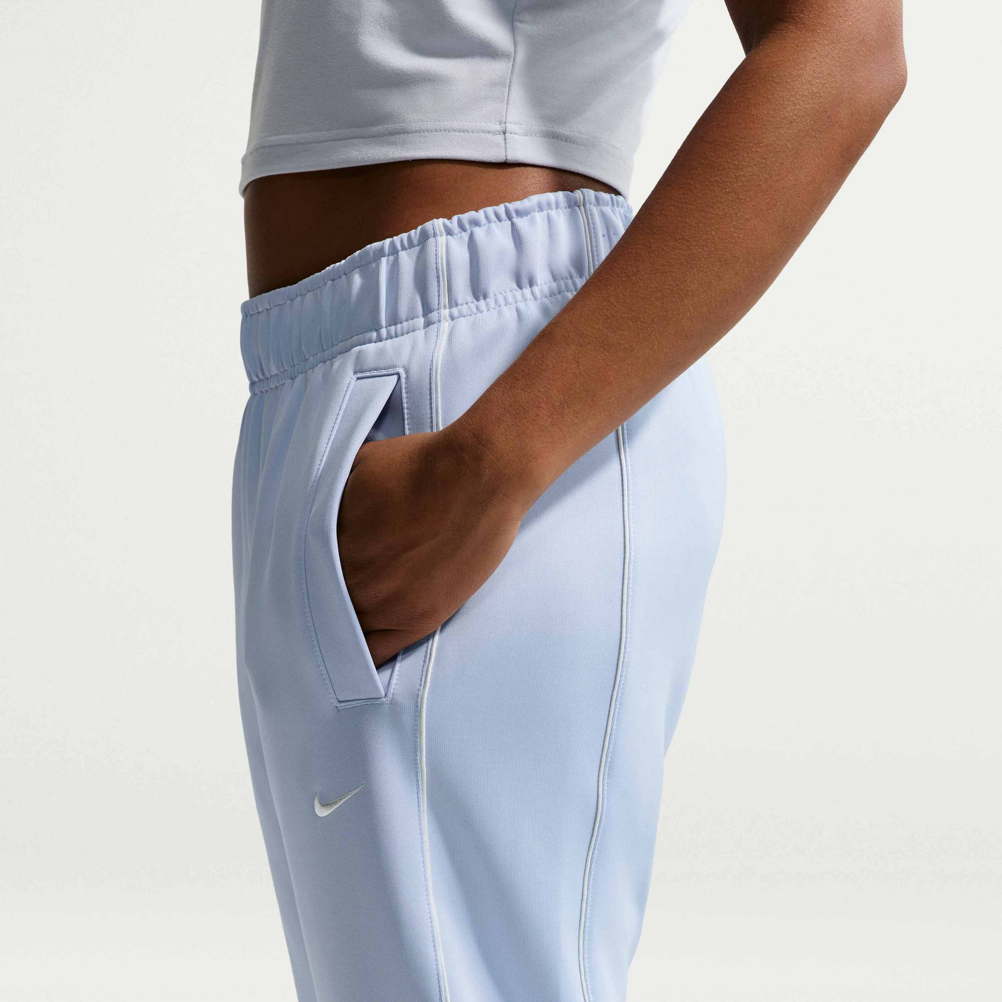 NIKE, Women's Mid-rise Slim Knit Trousers Sportswear Windrunner