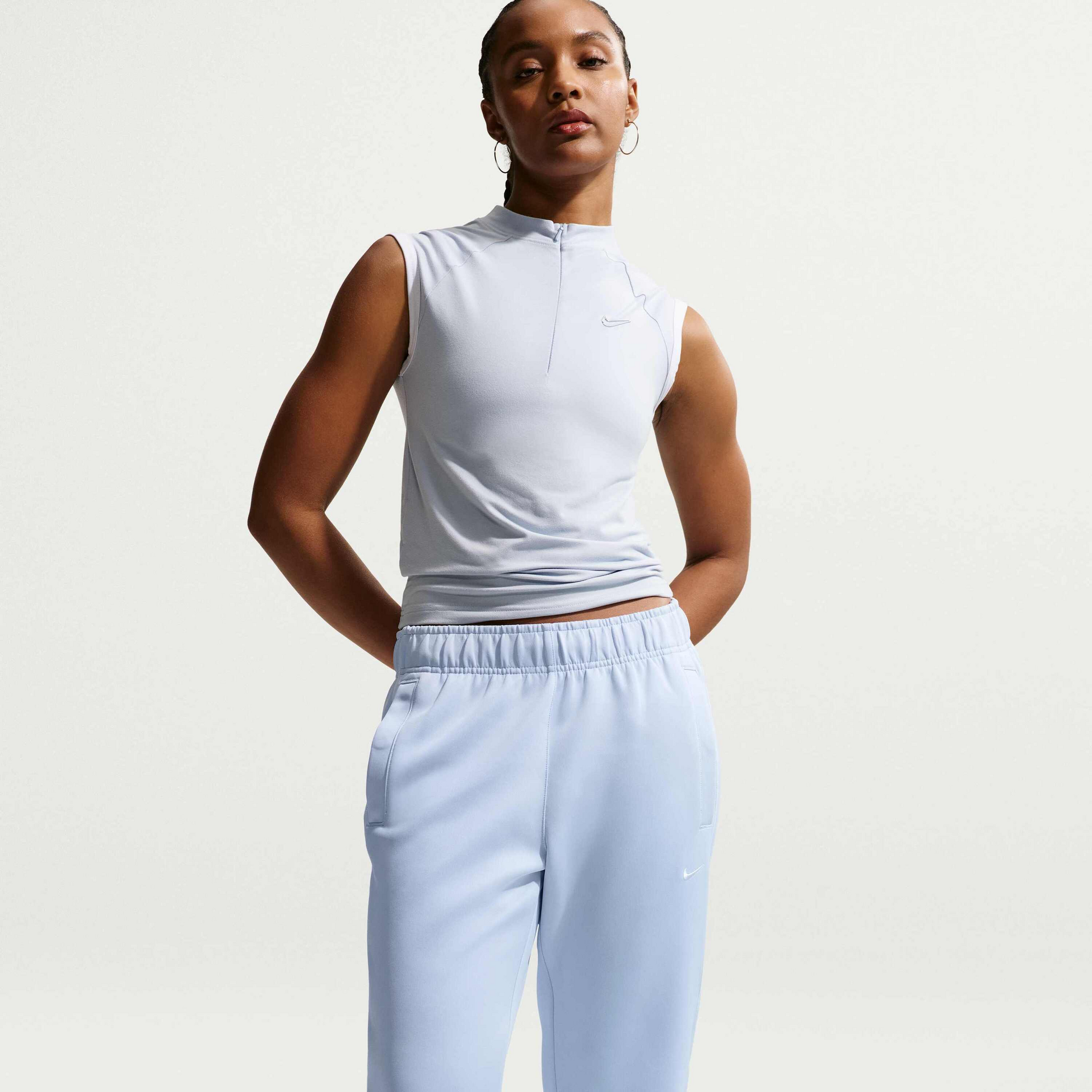 NIKE, Women's Mid-rise Slim Knit Trousers Sportswear Windrunner
