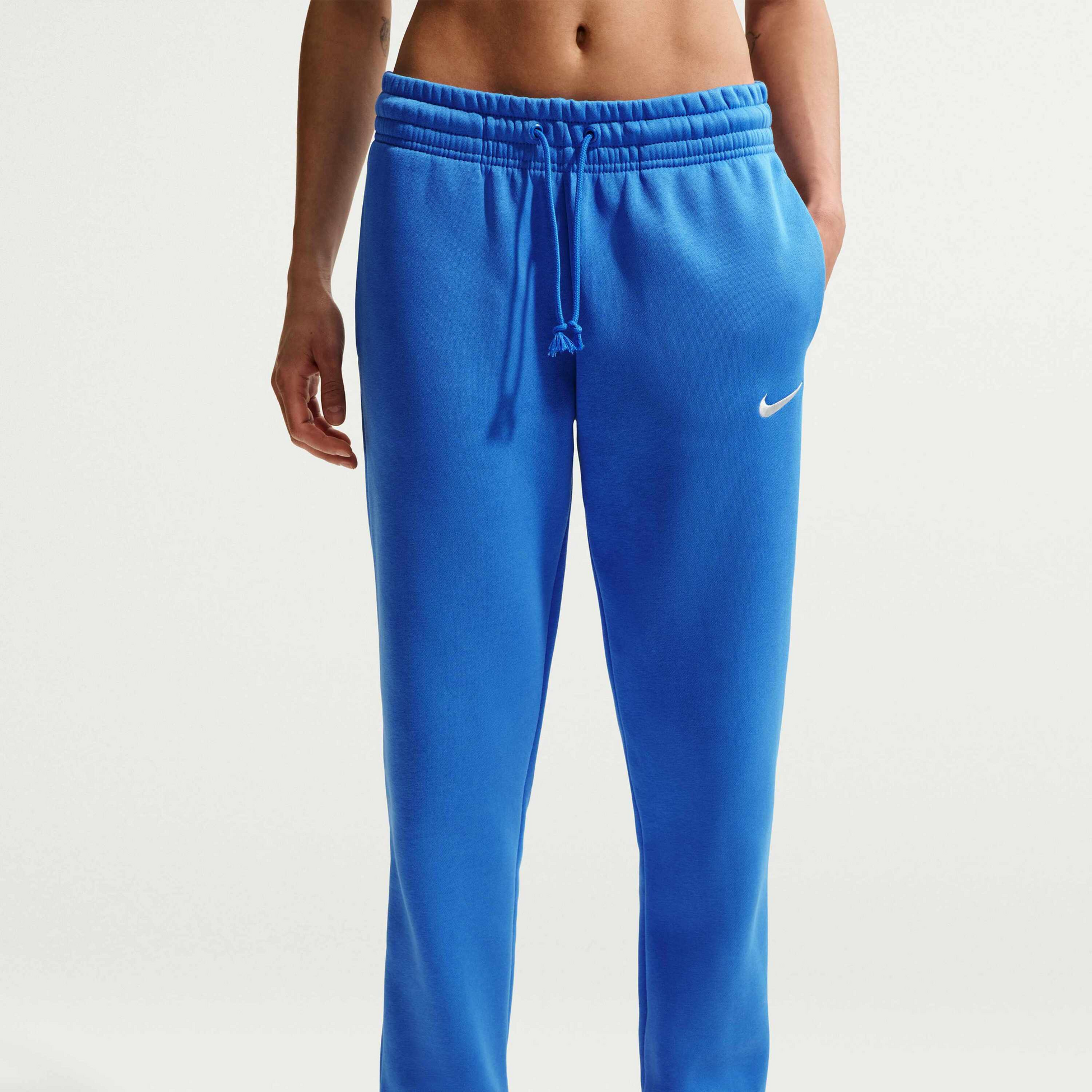 NIKE, Women's Mid-rise Tracksuit Bottoms Sportswear Phoenix Fleece