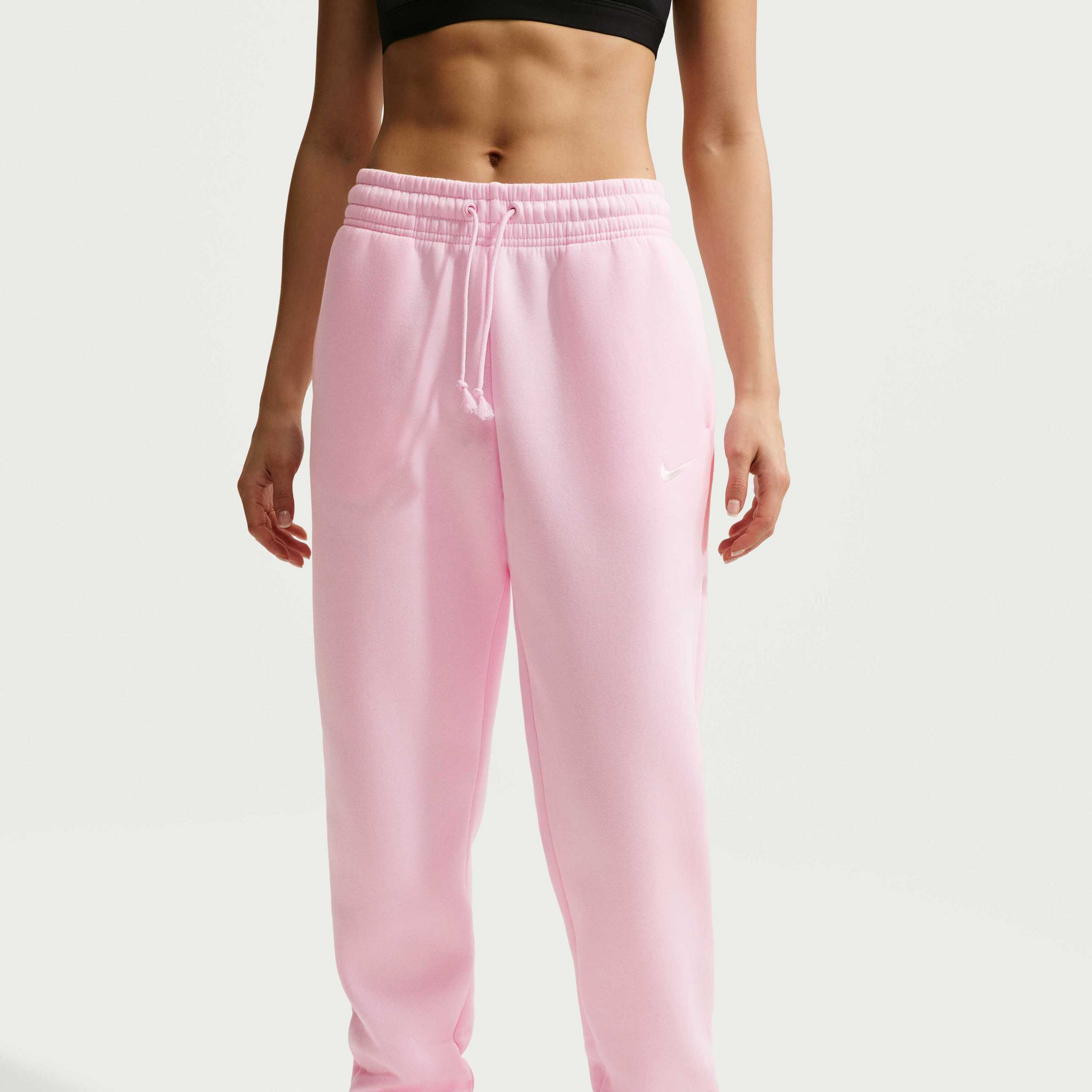 NIKE, Women's Mid-rise Tracksuit Bottoms Sportswear Phoenix Fleece