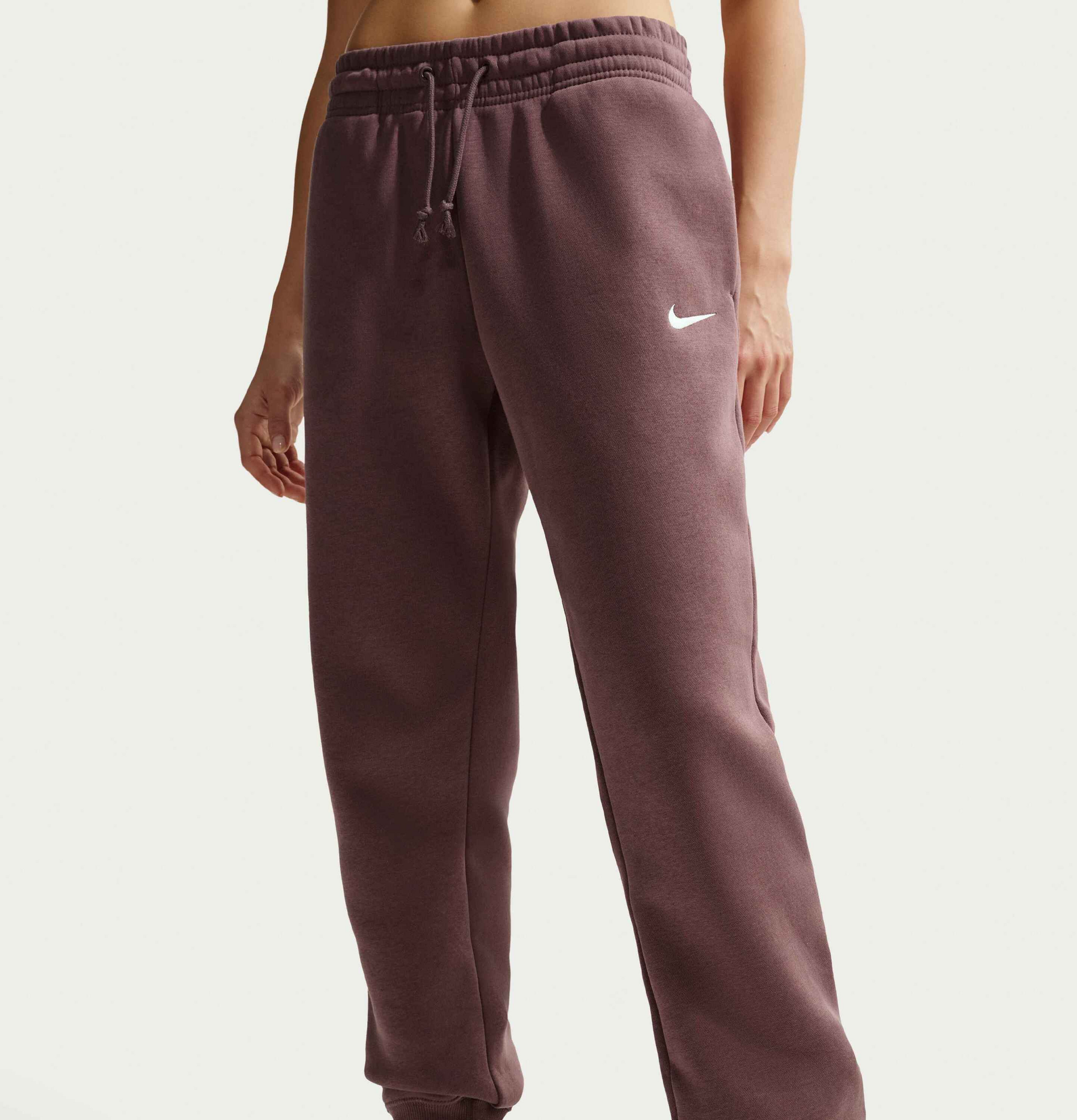 NIKE, Women's Mid-rise Tracksuit Bottoms Sportswear Phoenix Fleece