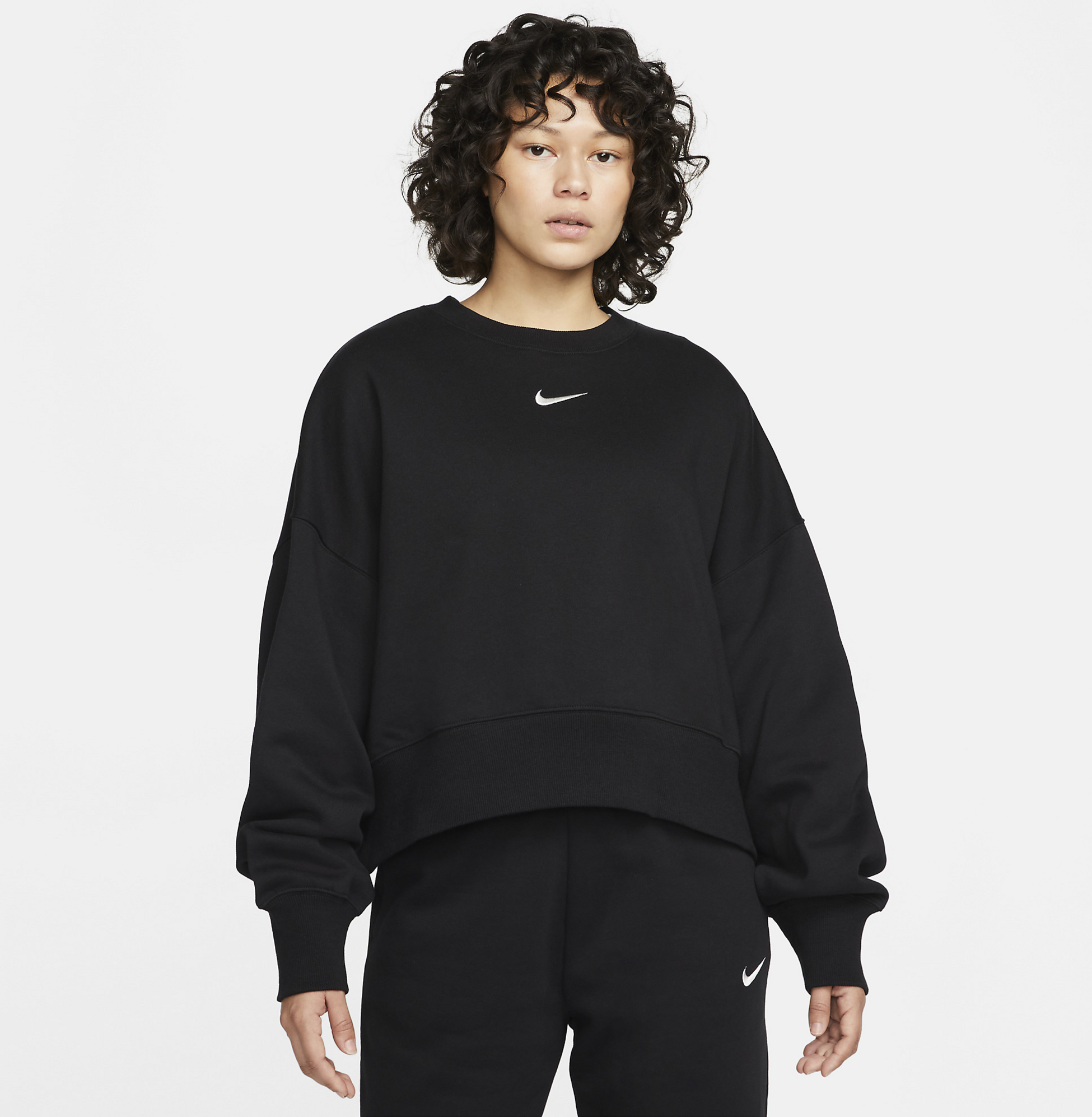 NIKE, Women's Over-oversized Crew-neck Sweatshirt Sportswear Phoenix Fleece