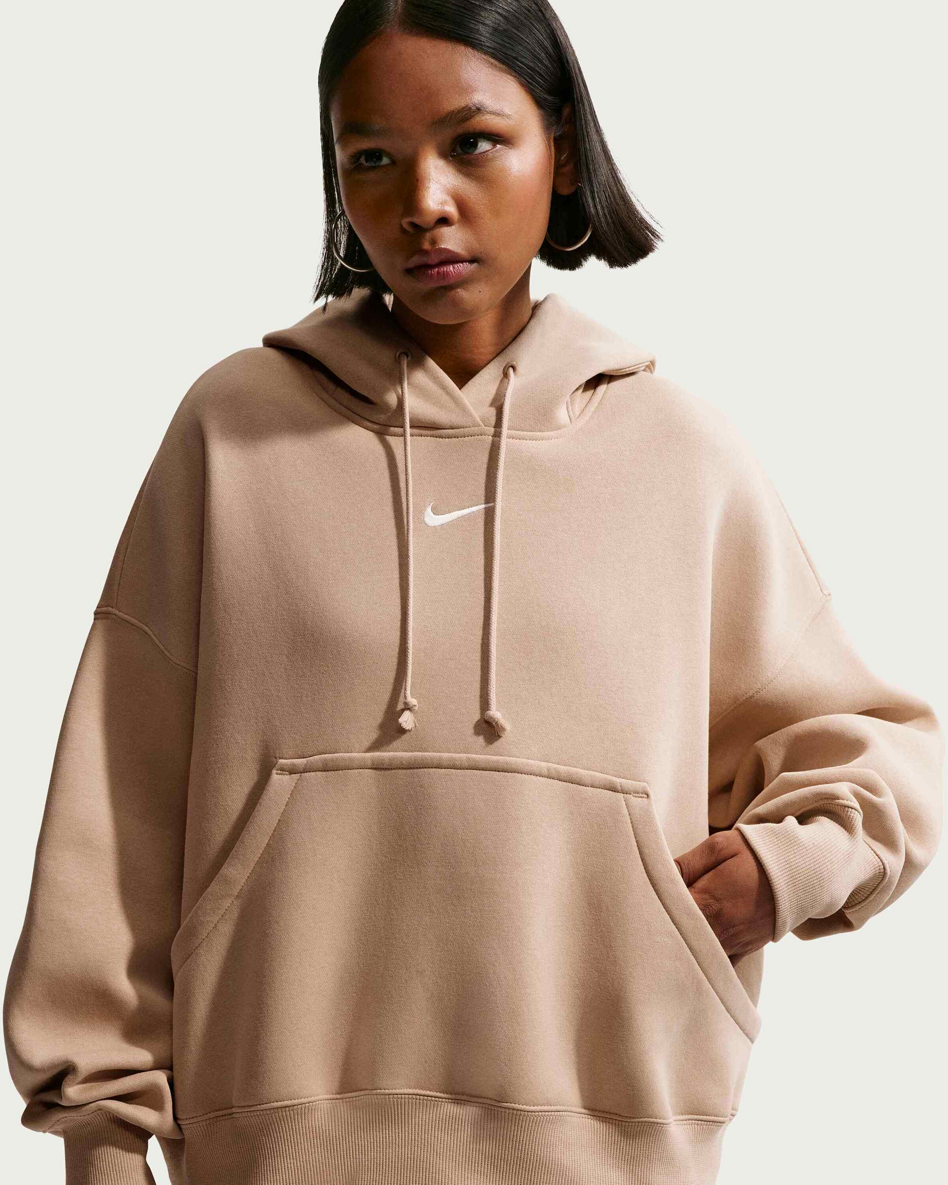 NIKE, Women's Over-oversized Pullover Hoodie Sportswear Phoenix Fleece