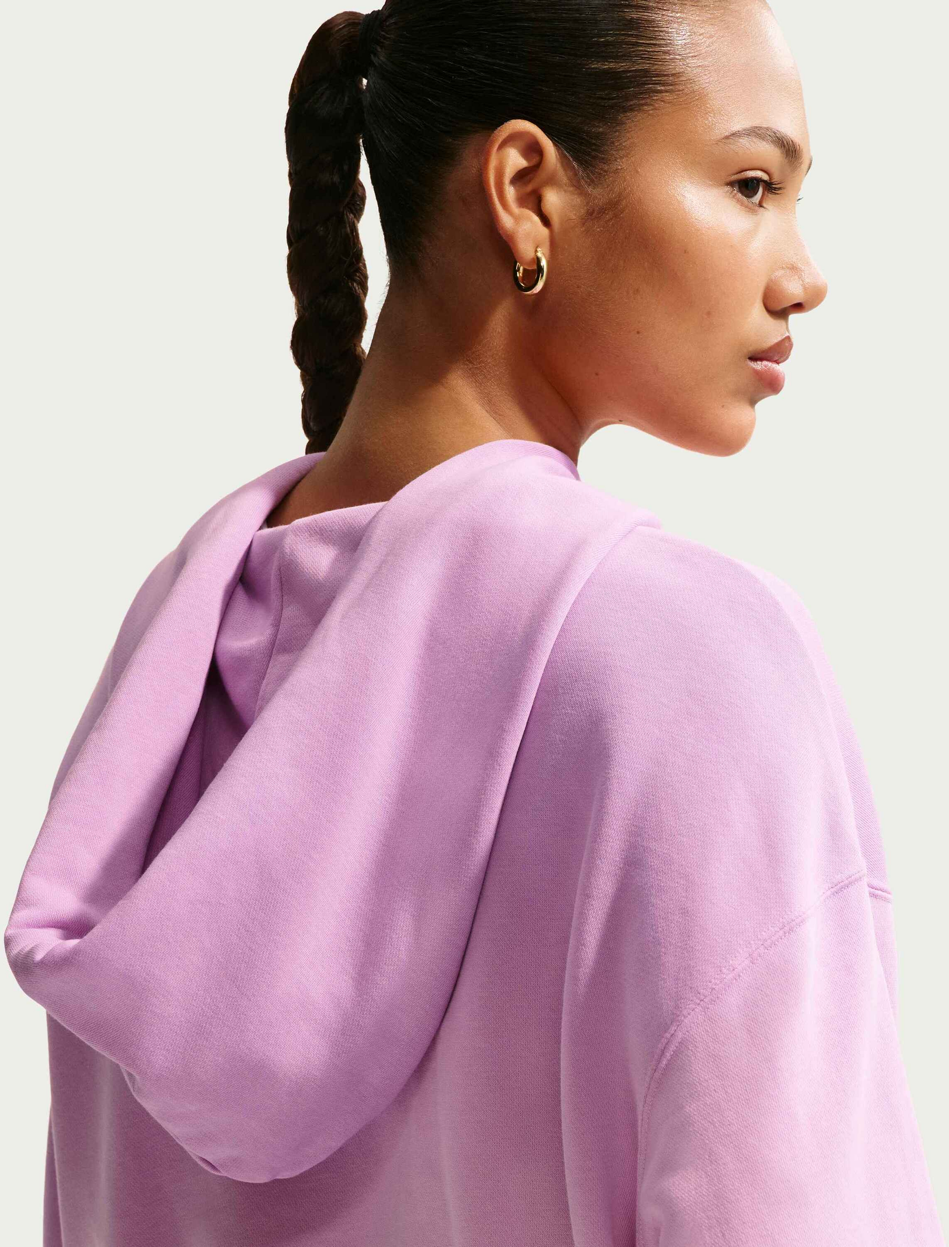 NIKE, Women's Oversized Henley Hoodie Sportswear Phoenix Fleece