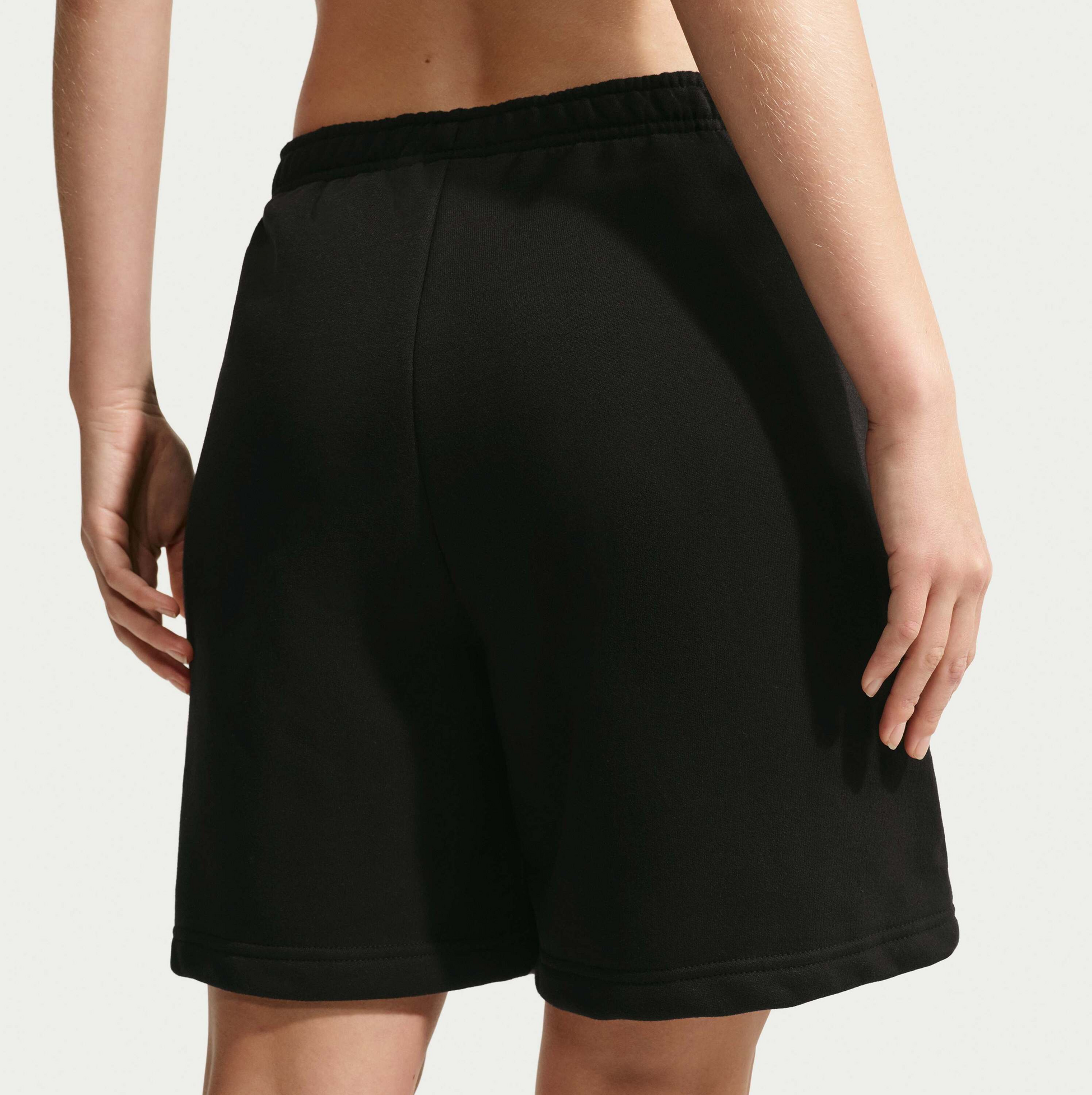 NIKE, Women's Oversized High-rise Shorts Studio Fleece Medium Weight