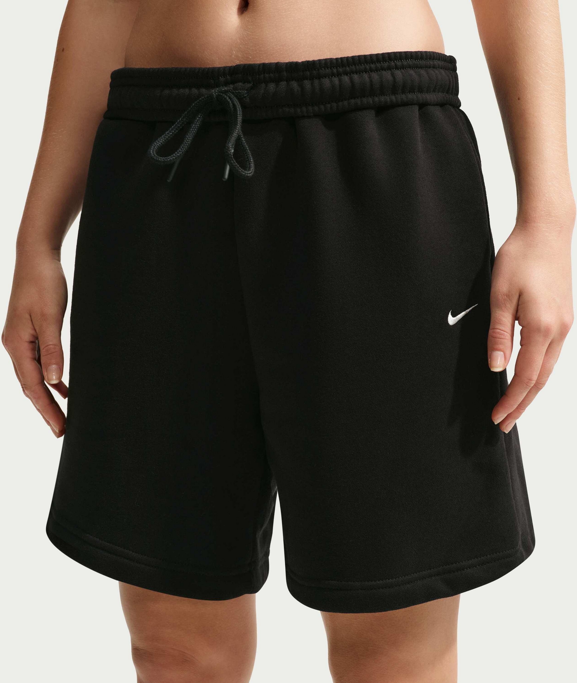 NIKE, Women's Oversized High-rise Shorts Studio Fleece Medium Weight