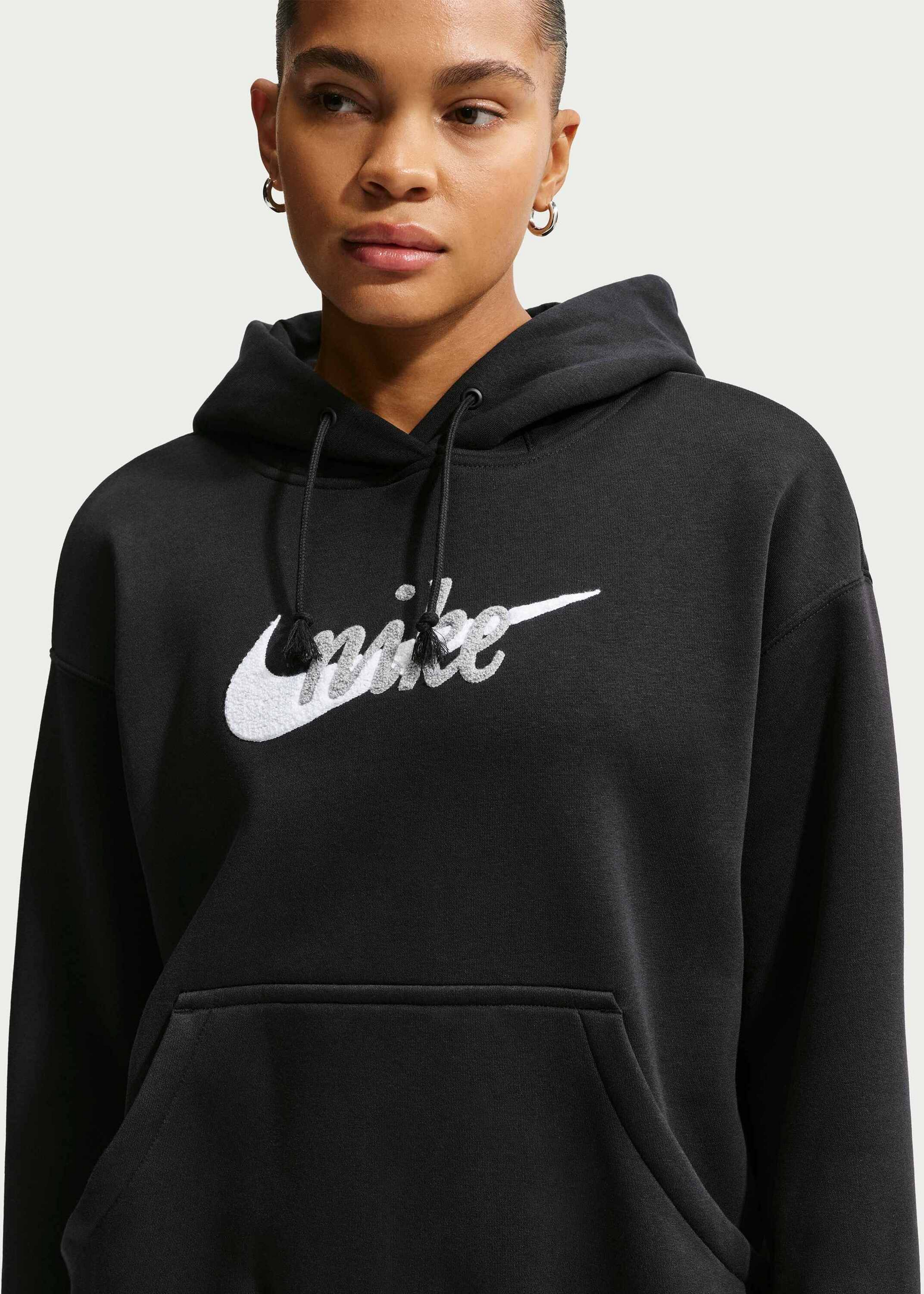 NIKE, Women's Oversized Logo Hoodie Sportswear Phoenix Fleece