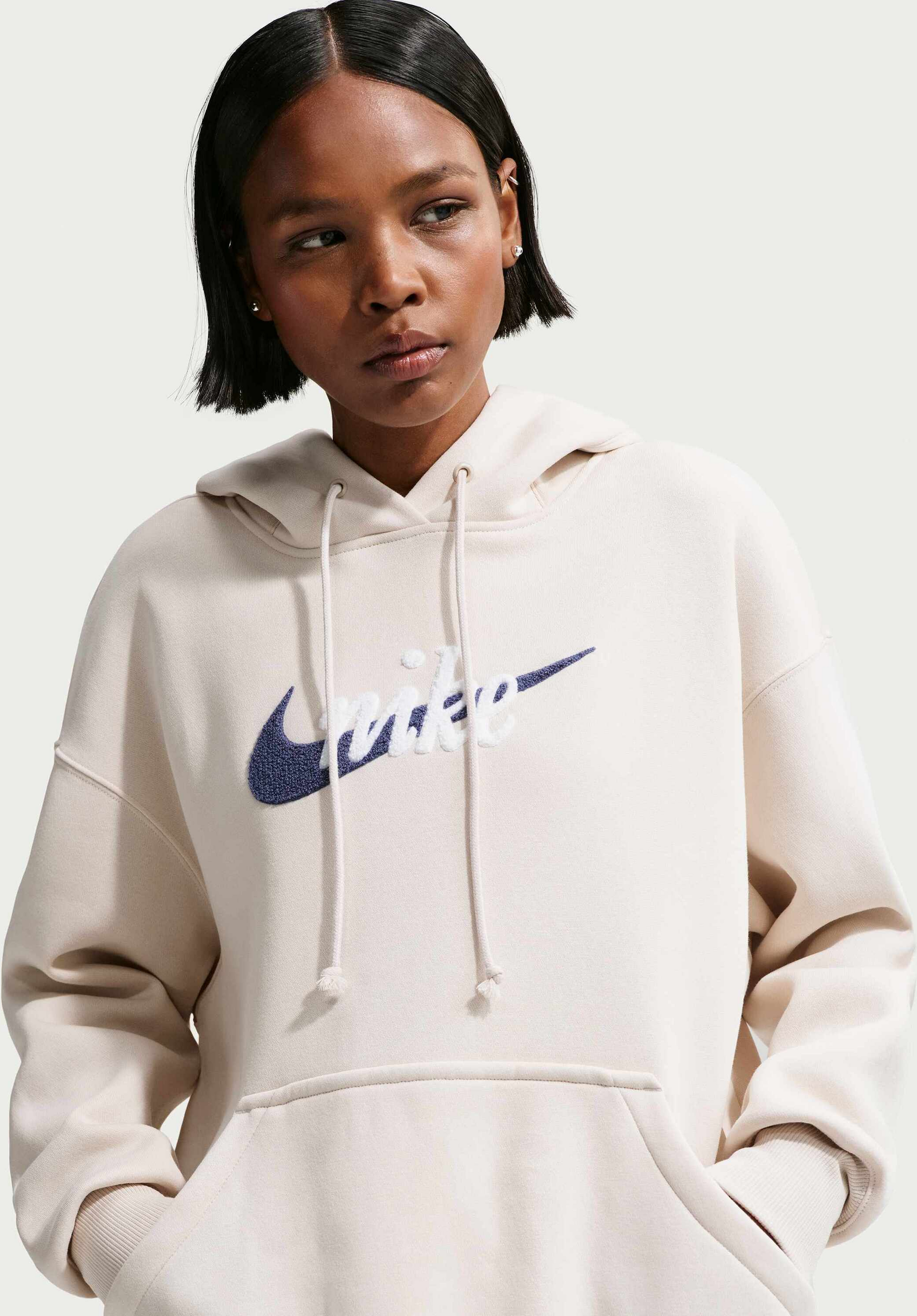 NIKE, Women's Oversized Logo Hoodie Sportswear Phoenix Fleece
