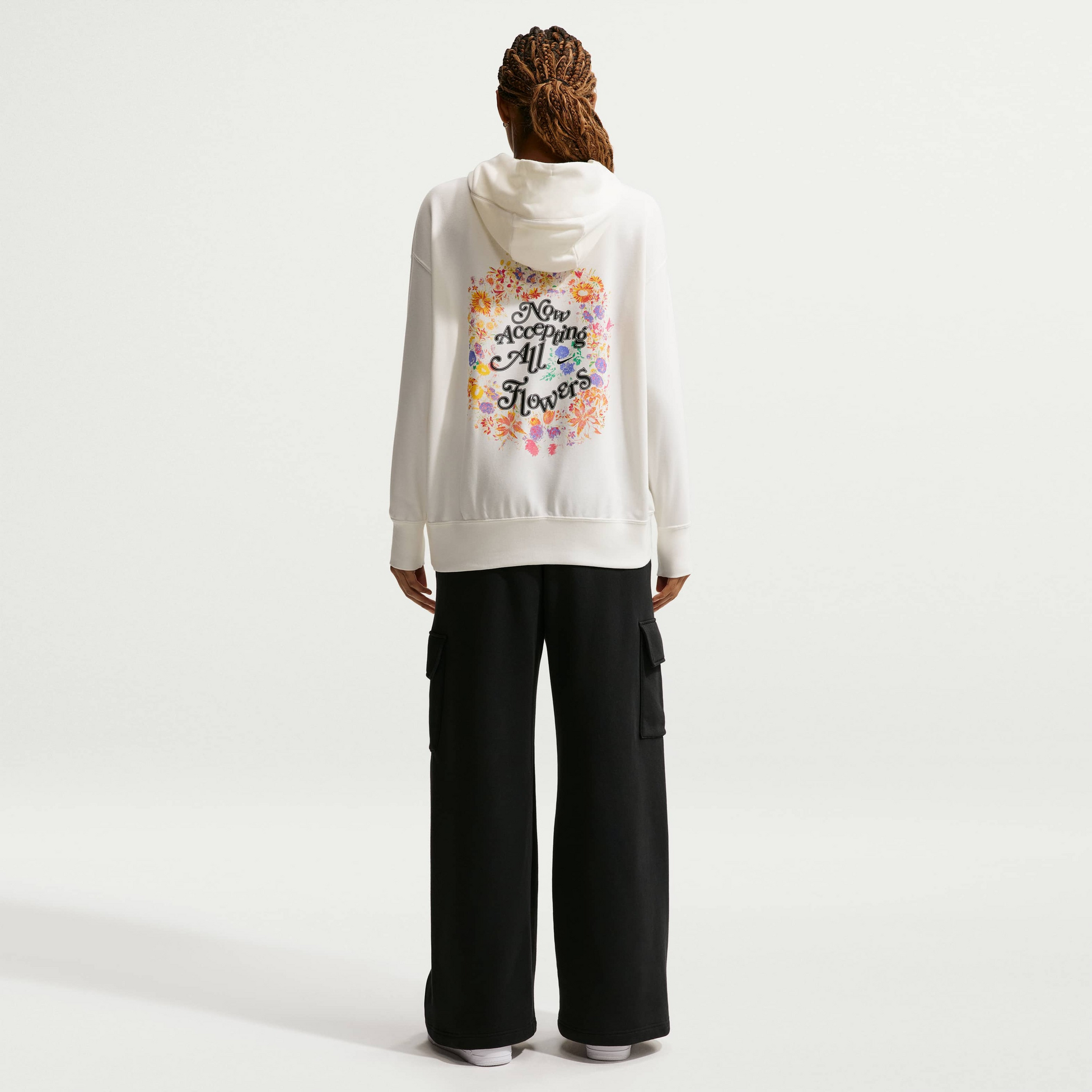 NIKE, Women's Oversized Pullover Basketball Hoodie Phoenix Fleece