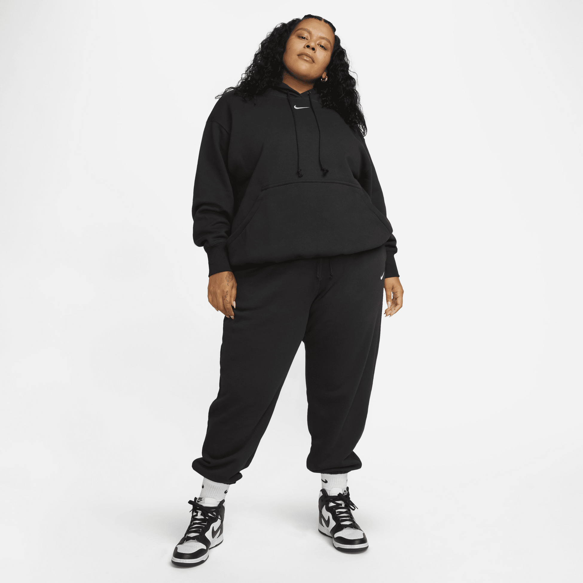 NIKE, Women's Oversized Pullover Hoodie (plus Size) Sportswear Phoenix Fleece