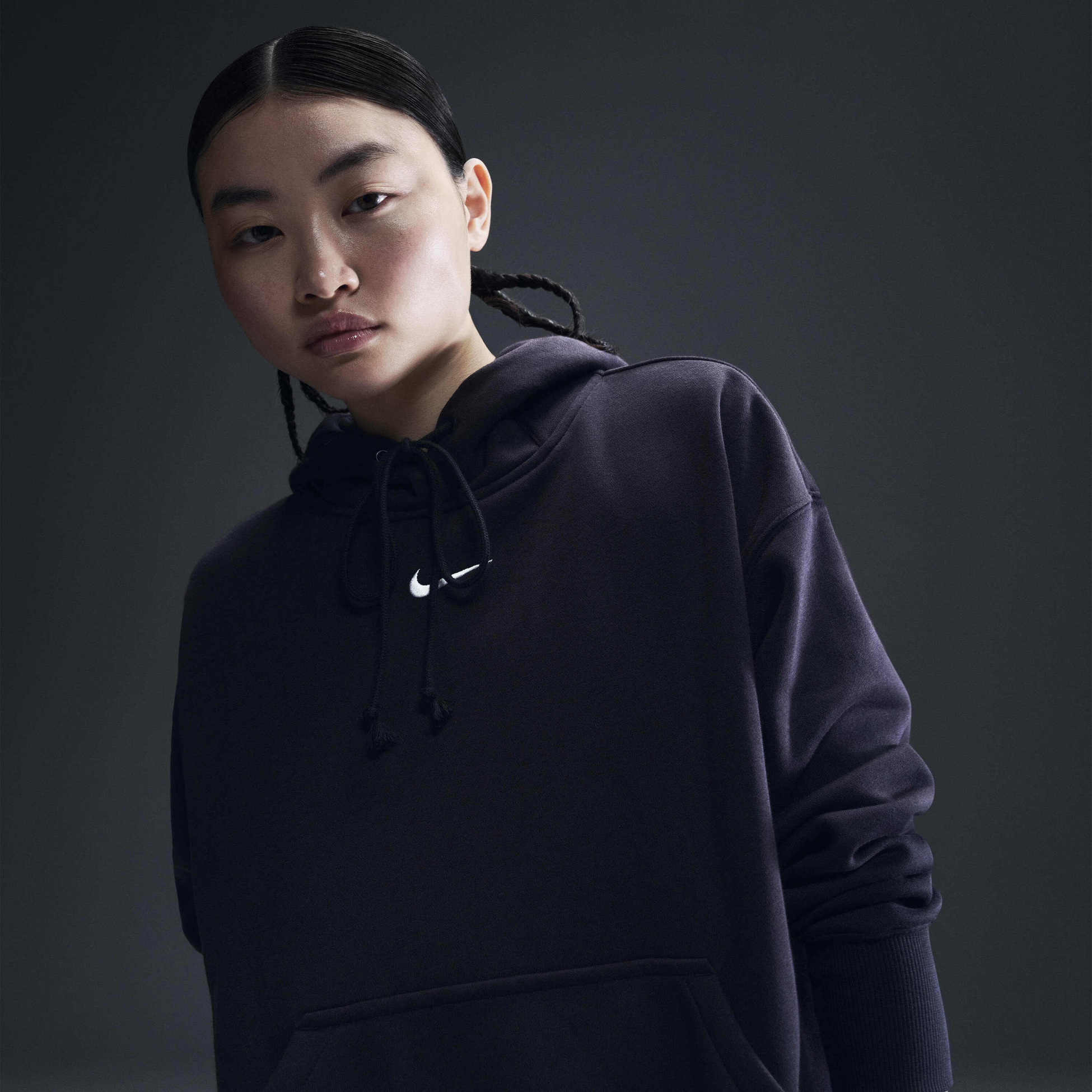 NIKE, Women's Oversized Pullover Hoodie Sportswear Phoenix Fleece