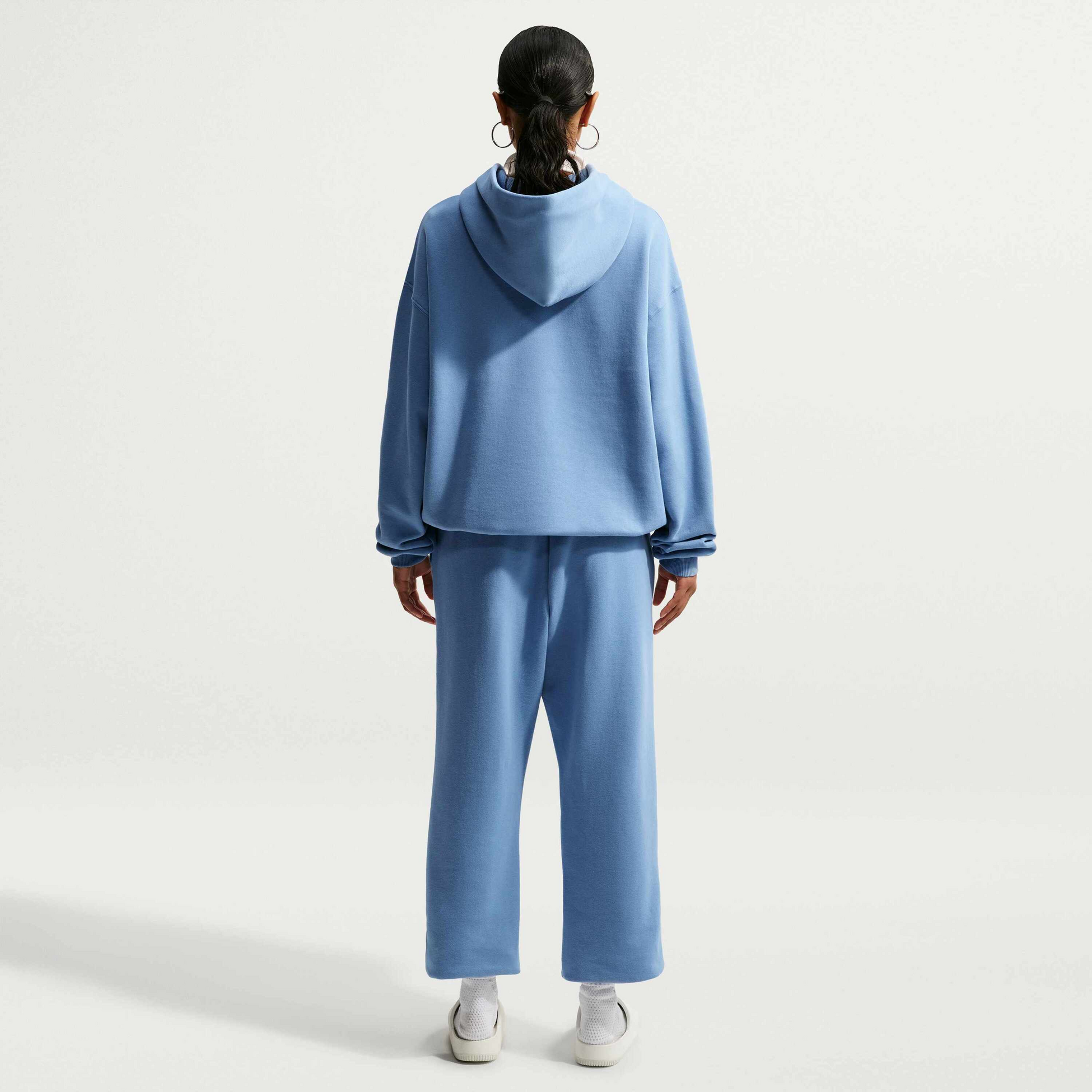 NIKE, Women's Oversized Pullover Hoodie Studio Fleece Medium Weight
