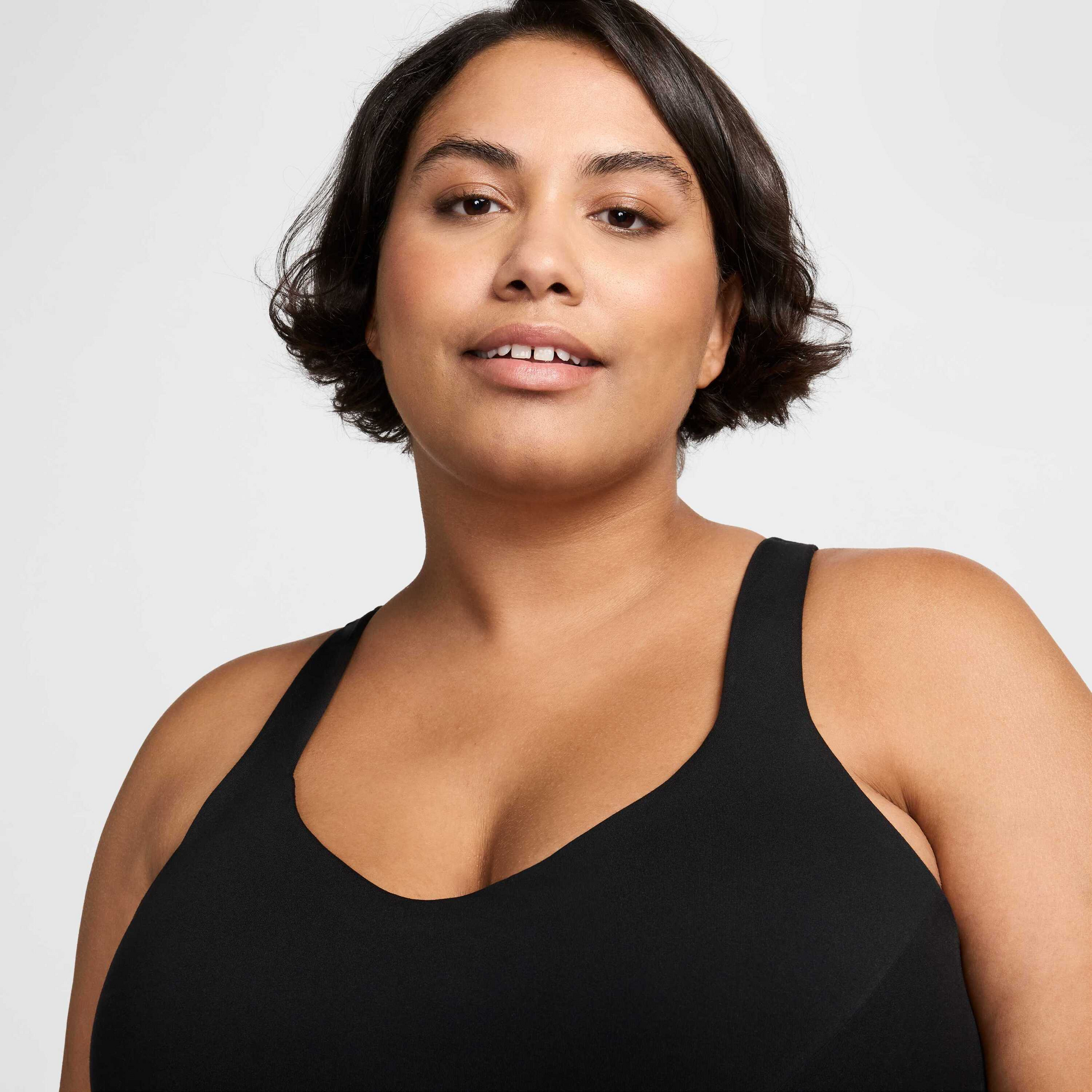 NIKE, Women's Padded Adjustable Sports Bra (plus Size) Indy High-support