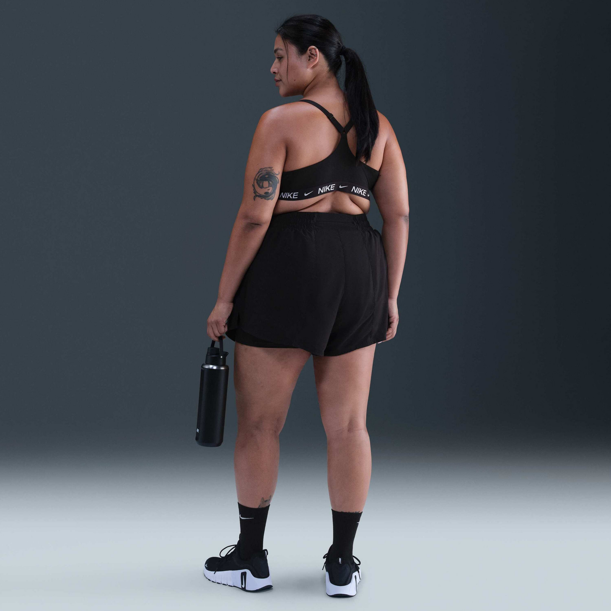 NIKE, Women's Padded Adjustable Sports Bra (plus Size) Indy Light-support