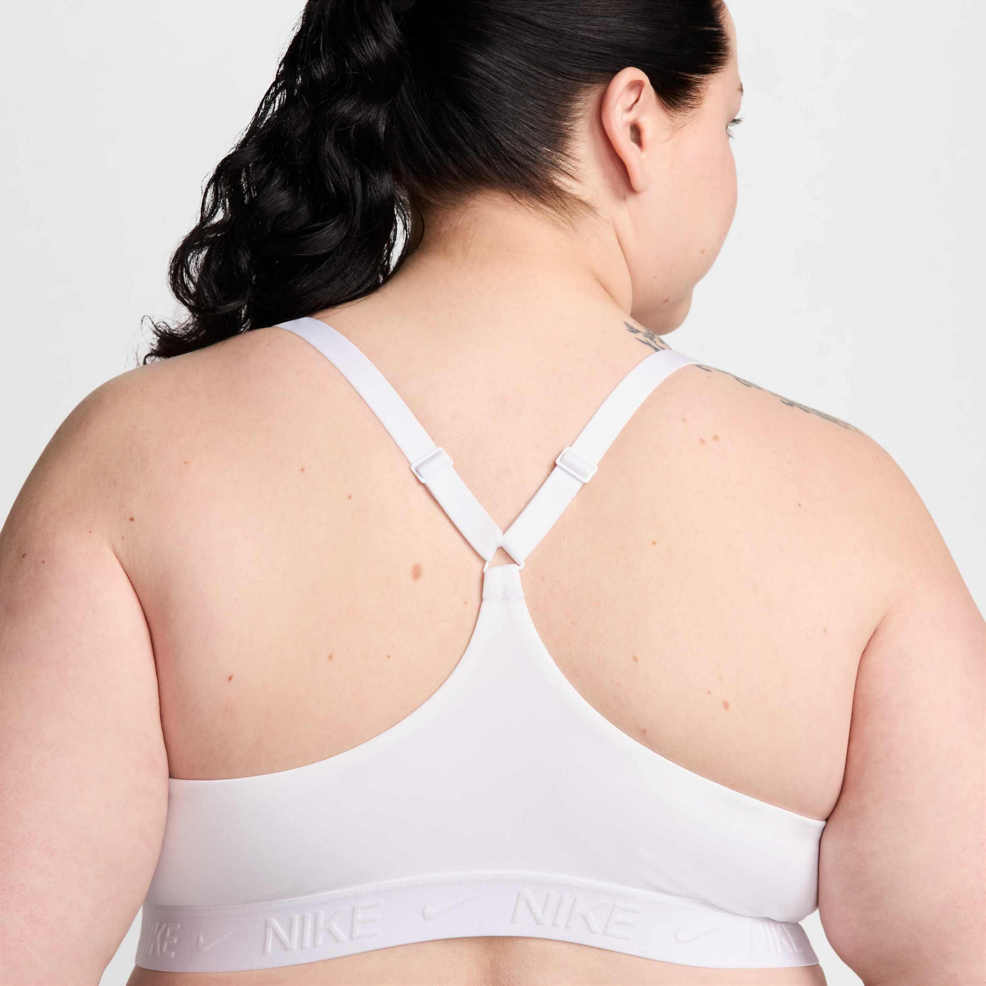 NIKE, Women's Padded Adjustable Sports Bra (plus Size) Indy Light-support
