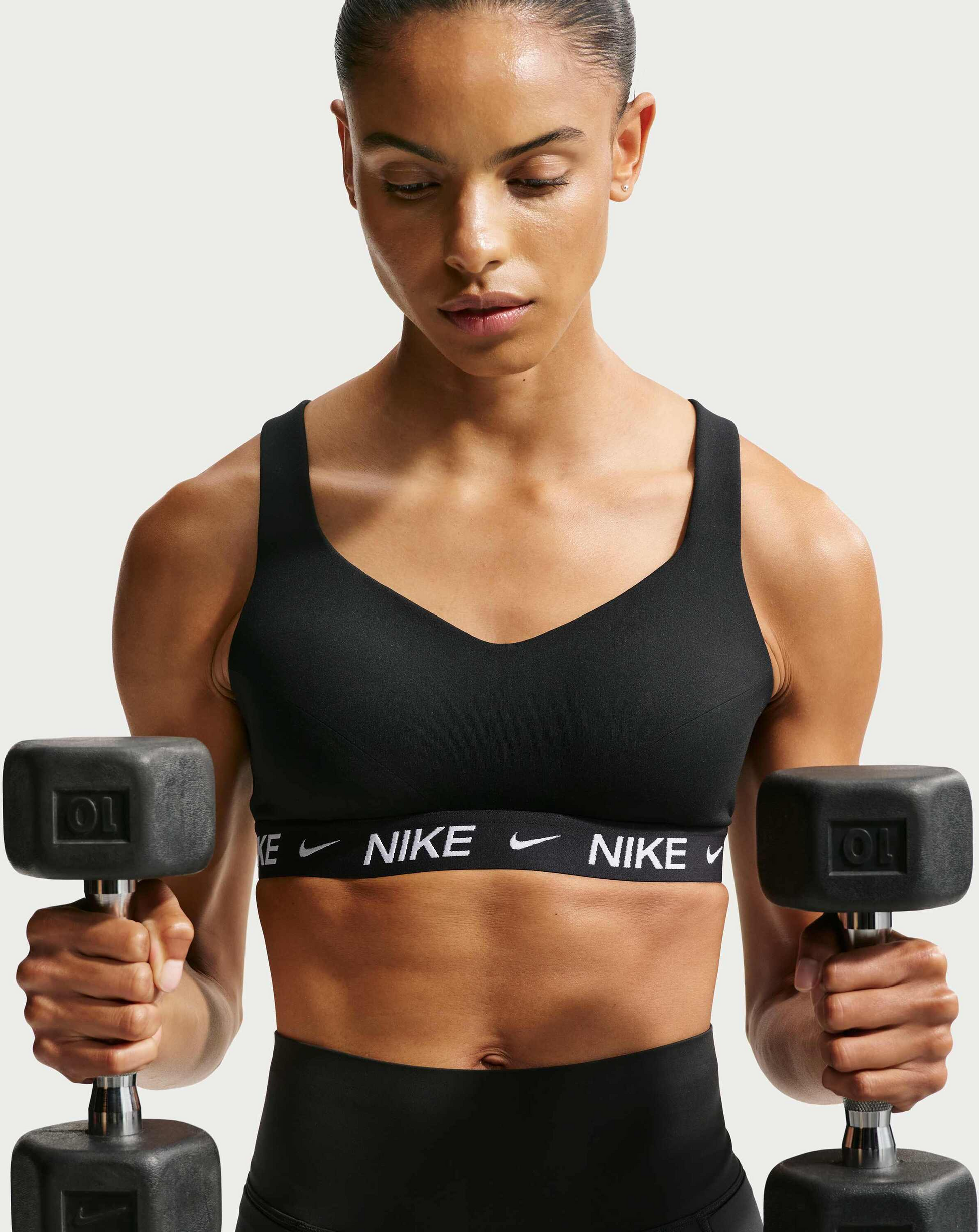 NIKE, Women's Padded Adjustable Sports Bra Indy High-support