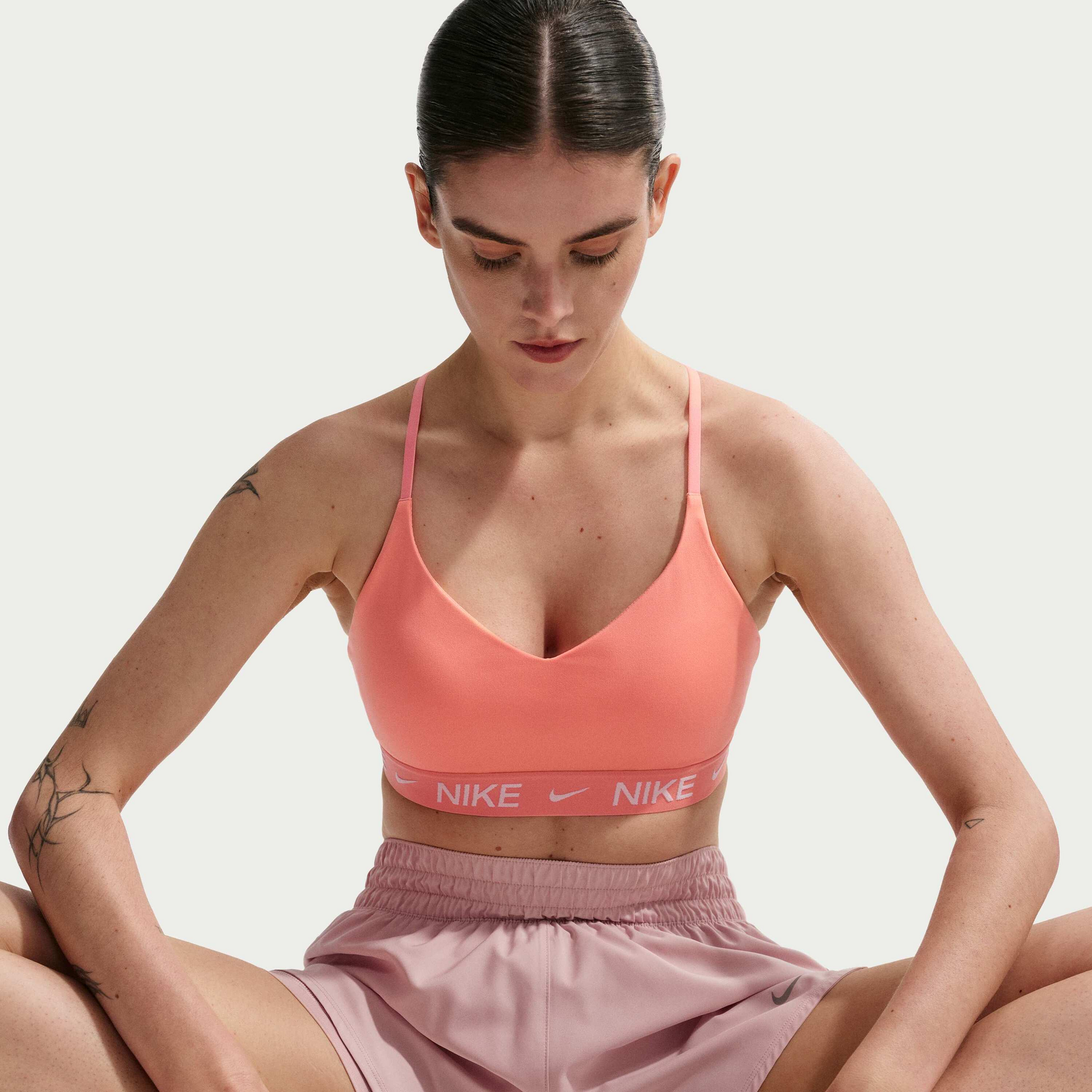 NIKE, Women's Padded Adjustable Sports Bra Indy Light-support